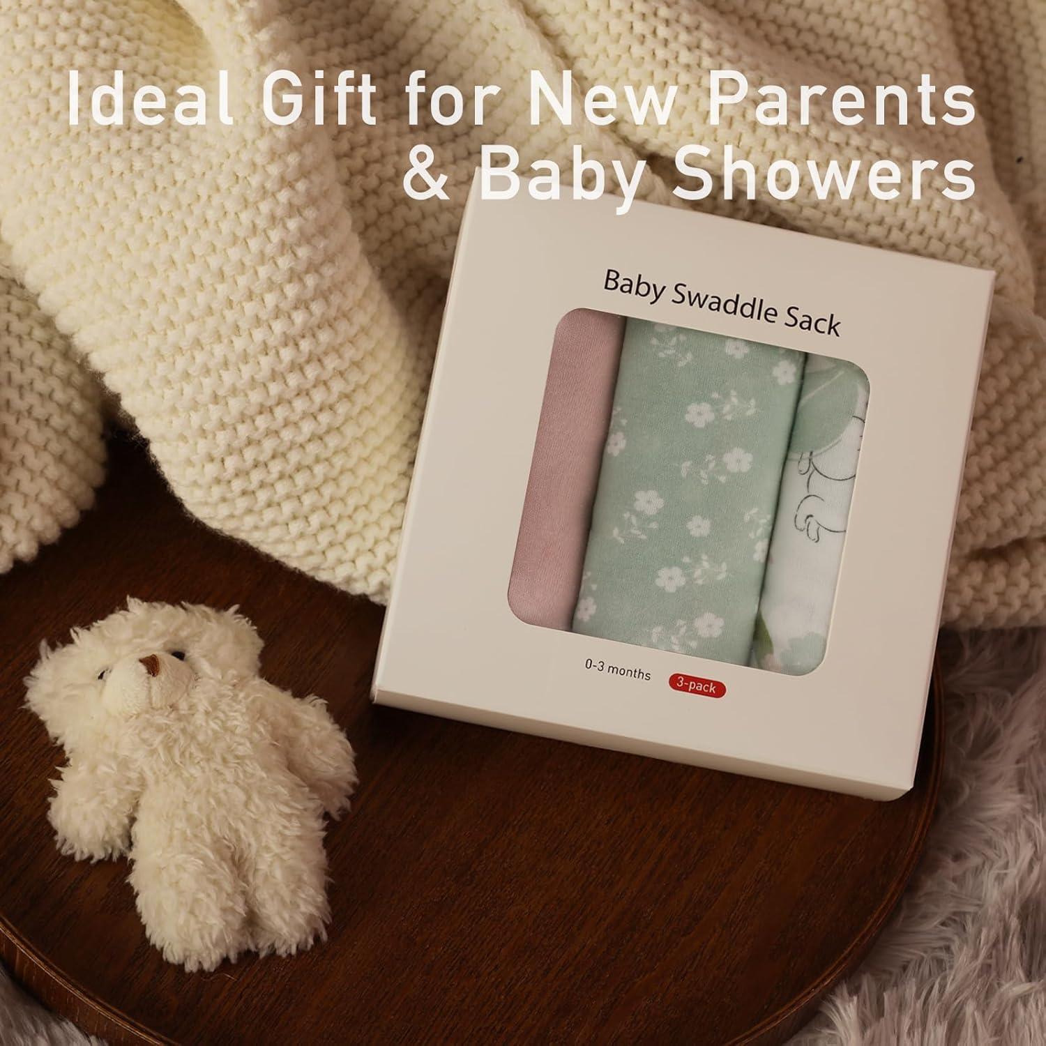 Sacos de Envolver para Bebés LYRICHOM BABY - 3 Unidades Algodón Orgánico