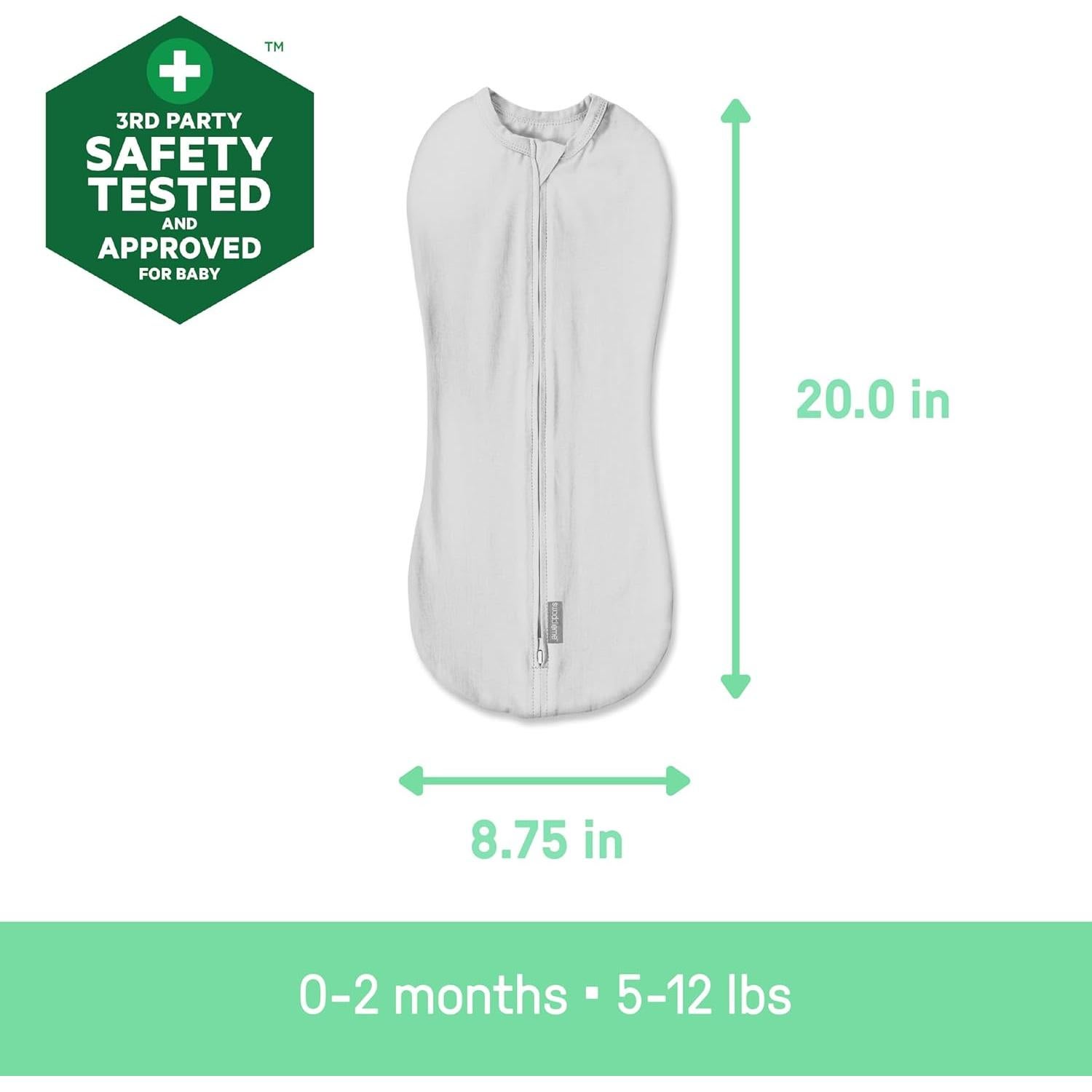 SwaddleMe Pod de Compresión para Bebés 0-2 Meses - 2 Unidades