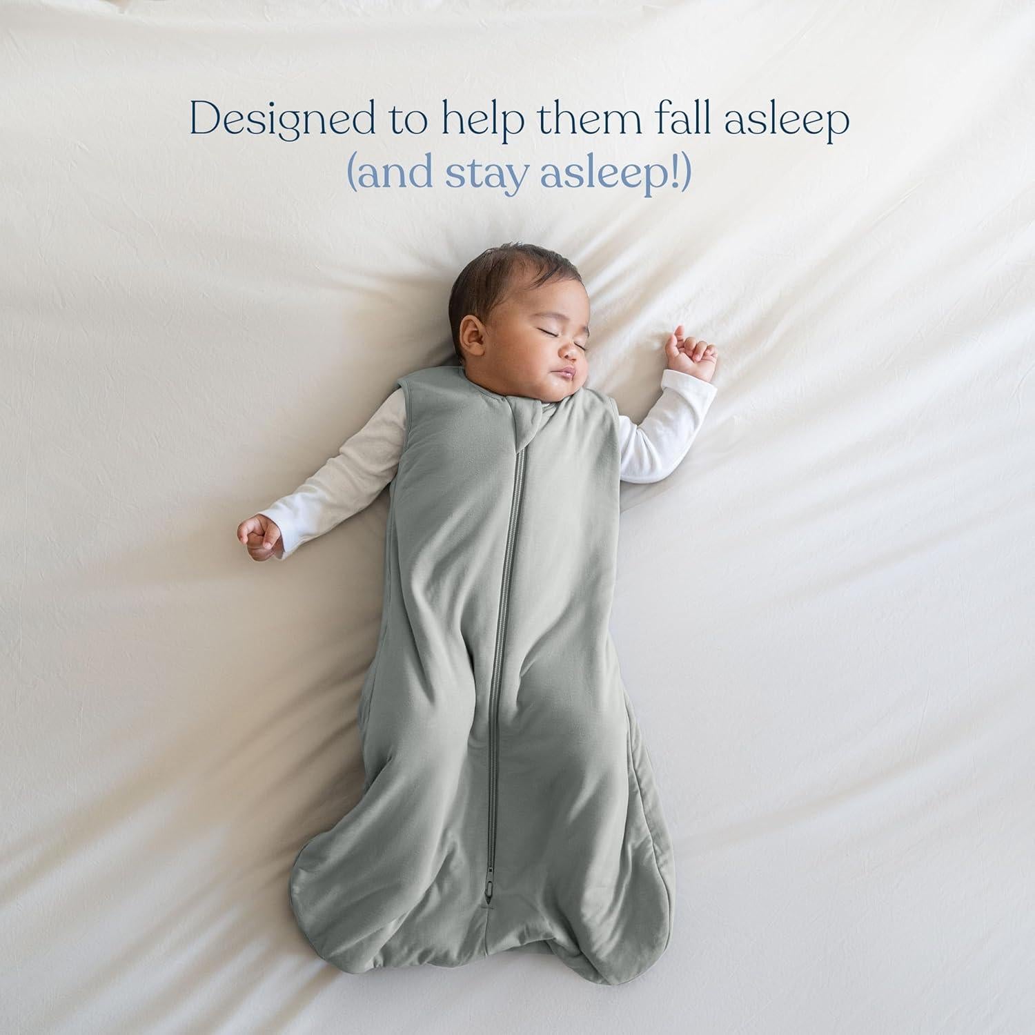 Saco de Dormir para Bebés HALO SleepSack 1.5 TOG Salvia 0-6 Meses