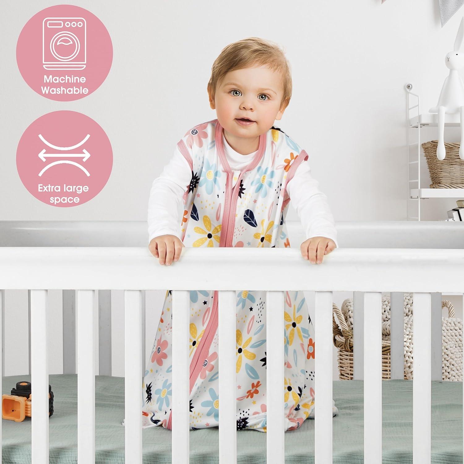 Saco de Sueño para Bebés 0-6 Meses Algodón Rayón 2 Vías