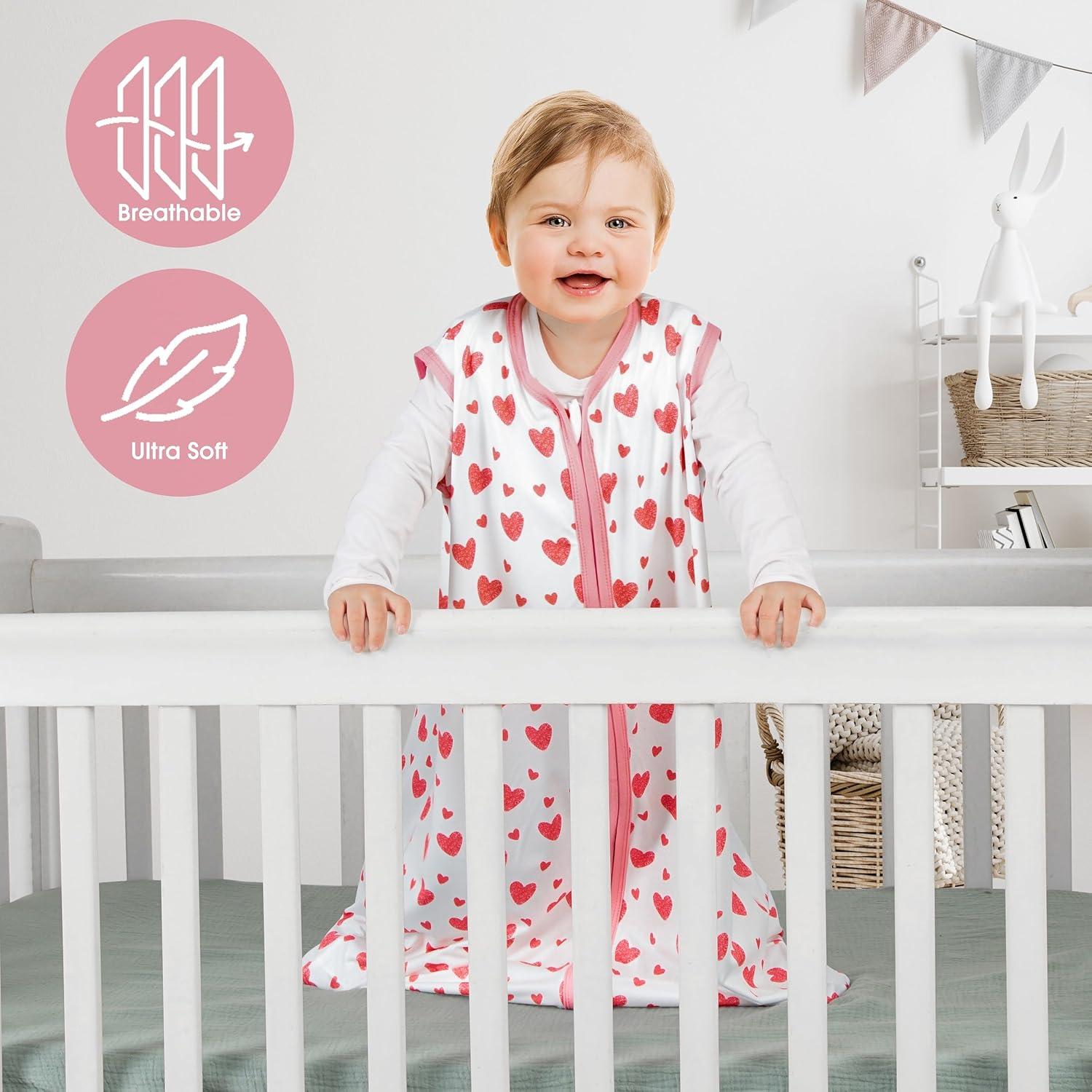 Saco de Sueño para Bebés 0-6 Meses Algodón Rayón 2 Vías