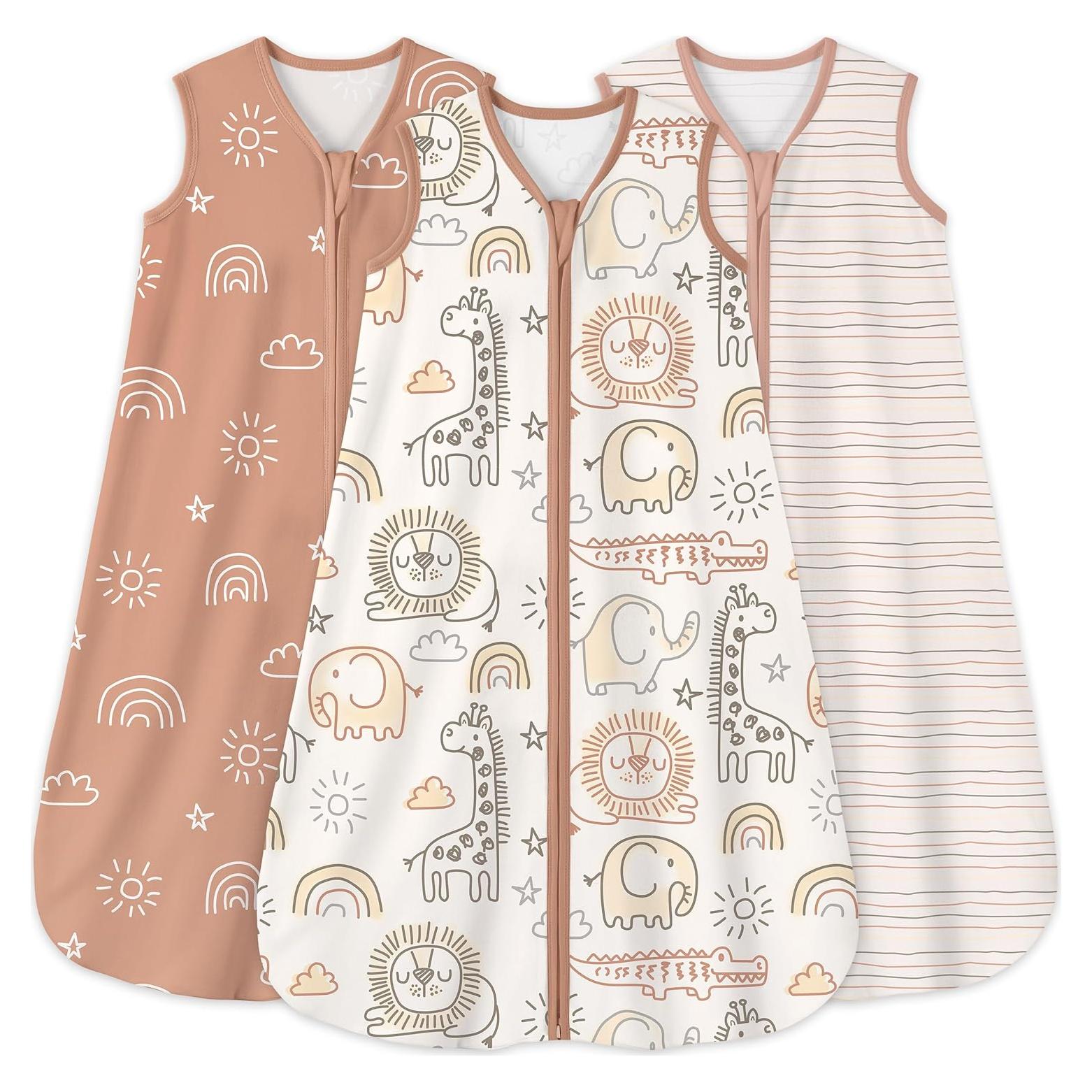 Saco de Sueño para Bebés Yoofoss 6-12 Meses 0.5 Tog Algodón