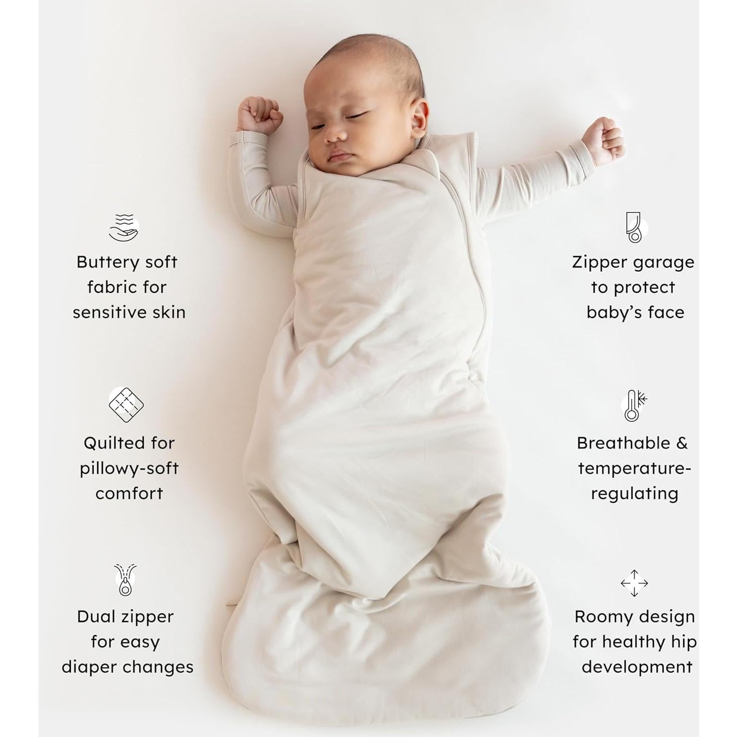 Saco de Dormir Unisex Kyte Baby Mediano Rayón Bambú 1.0 Tog