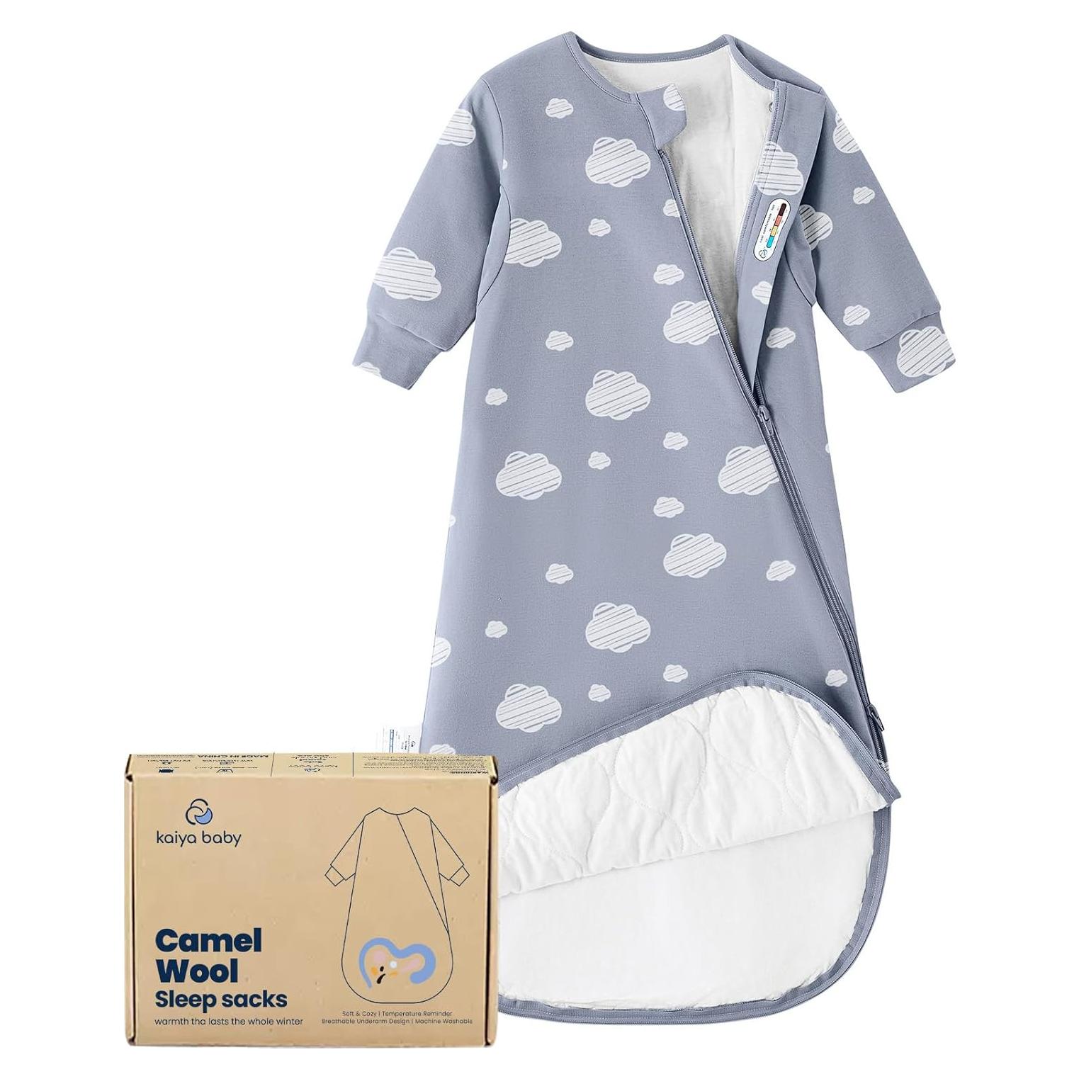 Saco de dormir unisex Kaiya Baby 1.0 Tog 6-18 meses Cielo azul