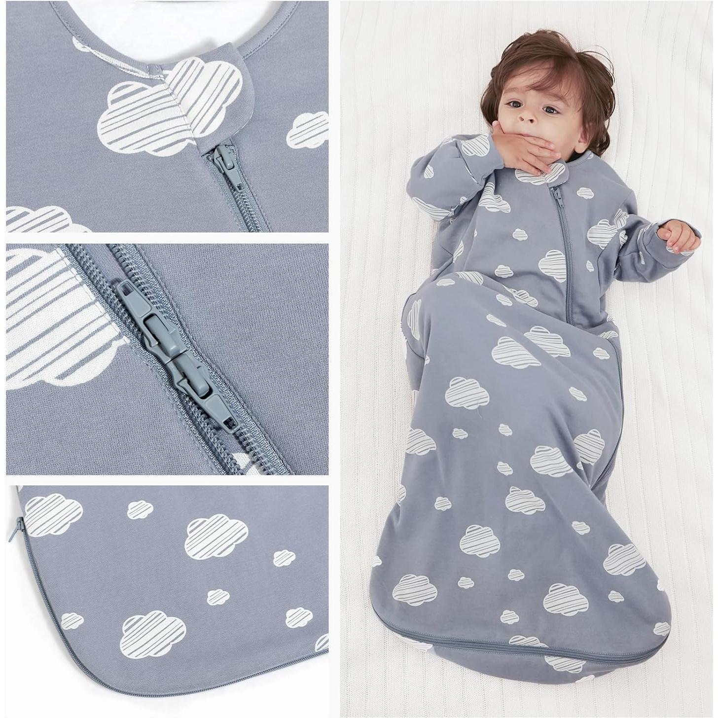 Saco de dormir unisex Kaiya Baby 1.0 Tog 6-18 meses Cielo azul