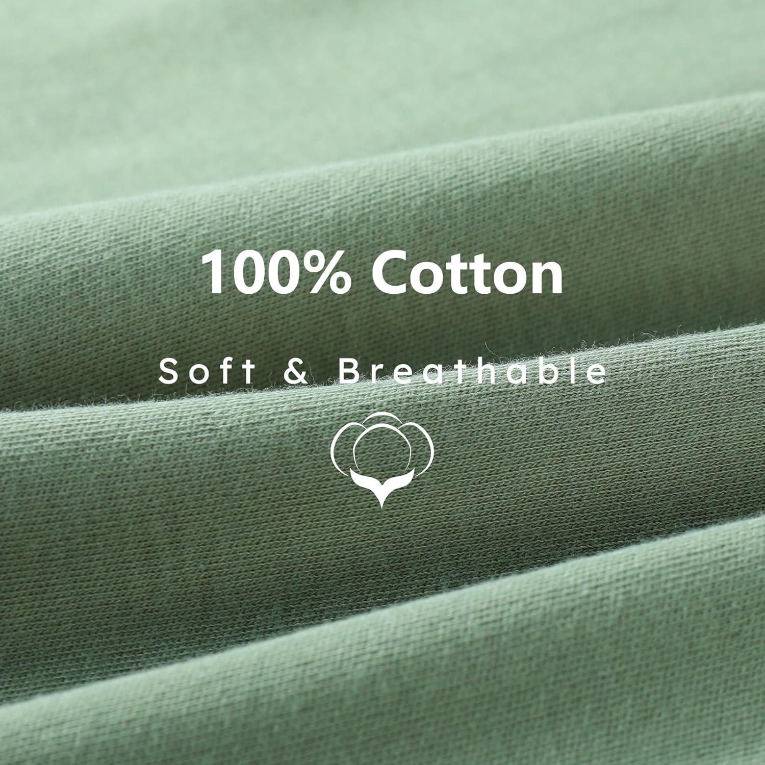 Saco de Sueño para Bebés 6-12 Meses 100% Algodón - Paquete de 3