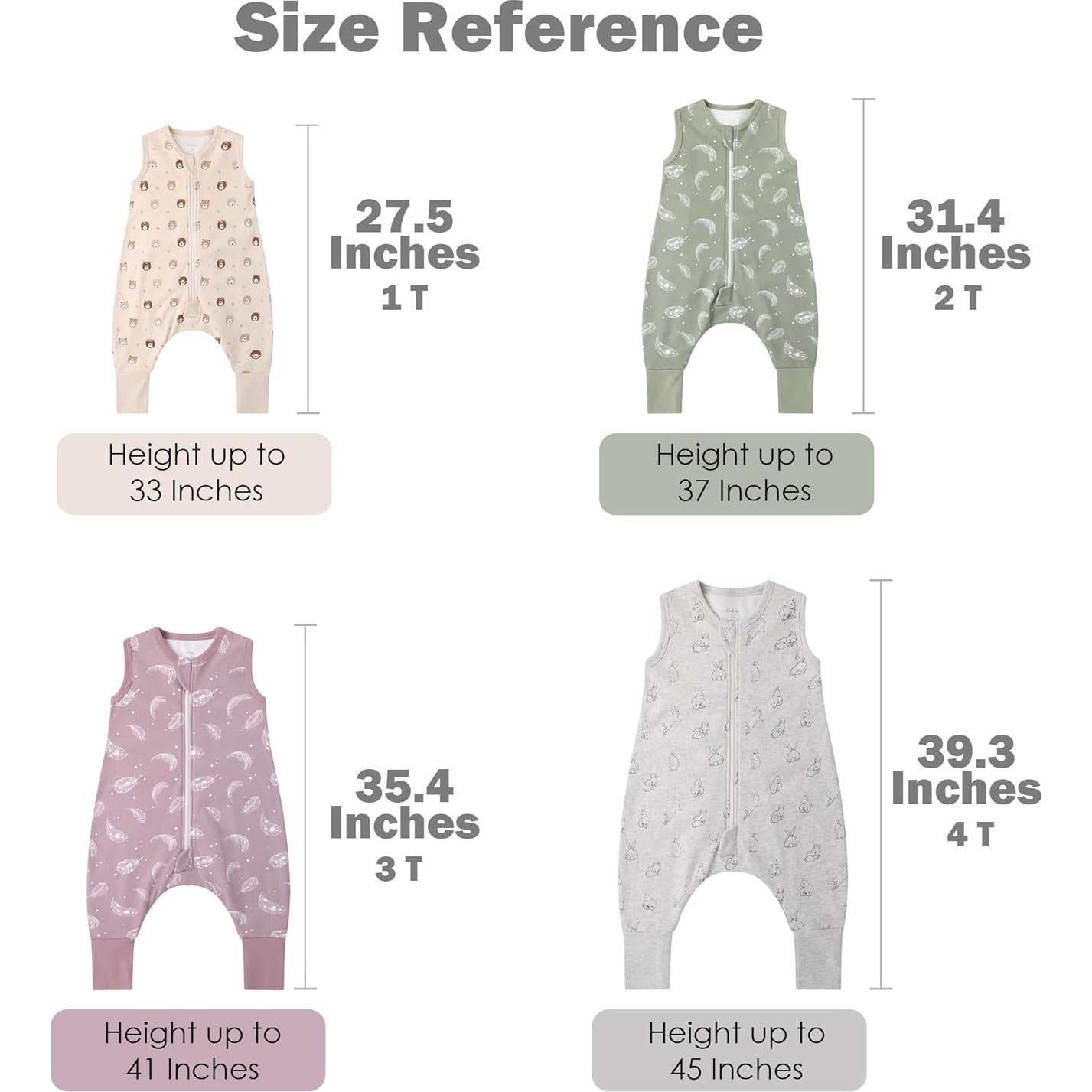 Saco de Dormir para Bebés Owlivia 1.0 TOG Algodón Orgánico 90 cm