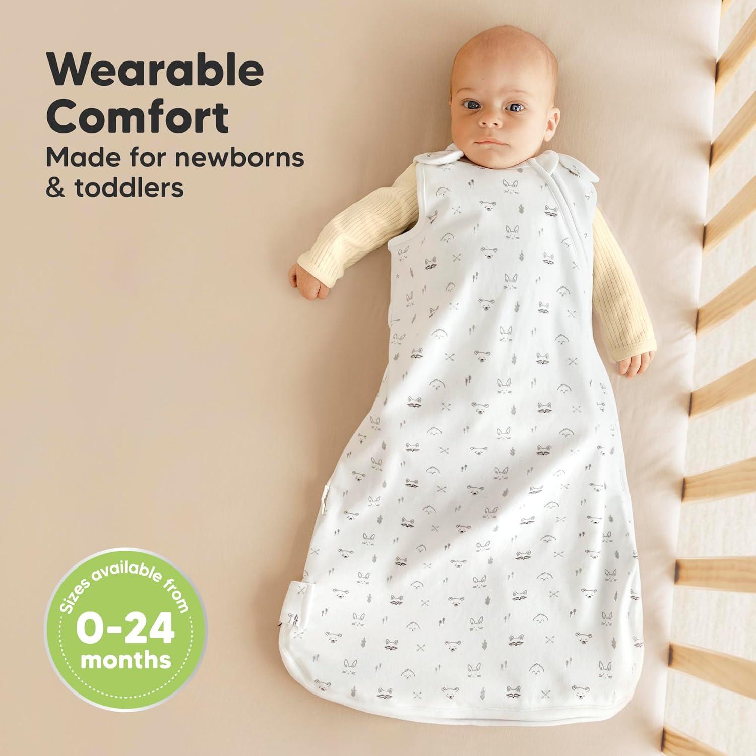 Sacos de Dormir Orgánicos KeaBabies 0.5 TOG 2 Unidades M