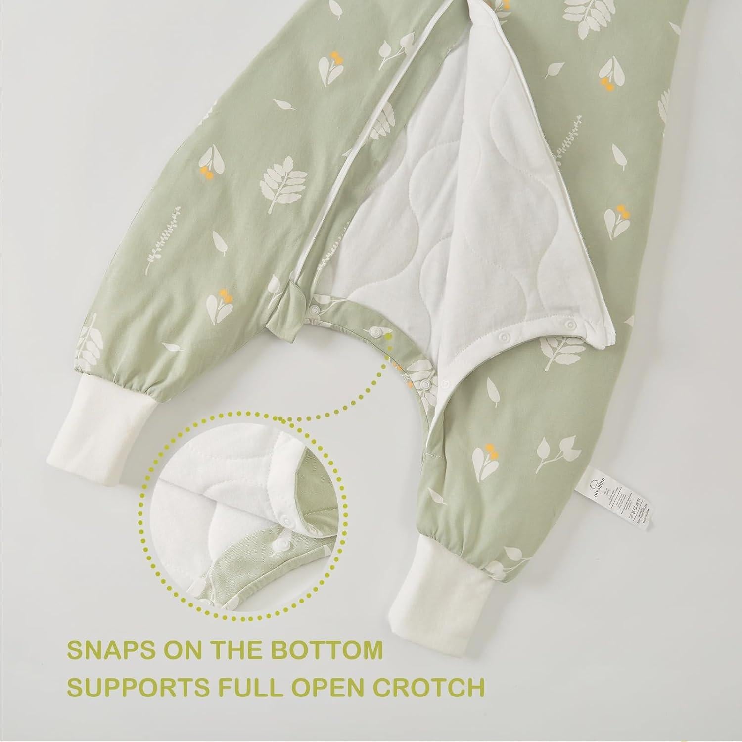 Saco de dormir invierno 2.5 TOG con pies 100% algodón M