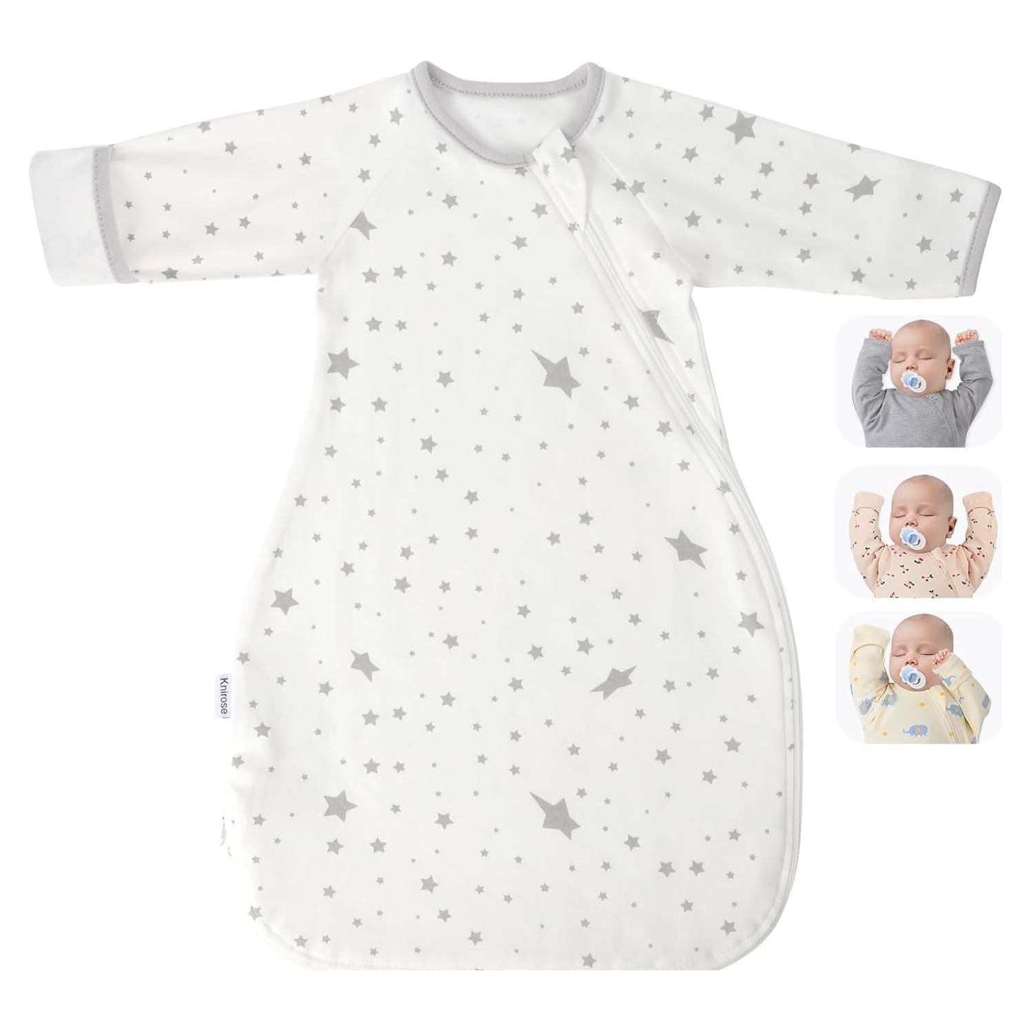 Saco de Swaddle Transicional Knirose Algodón Orgánico 0-3 Meses