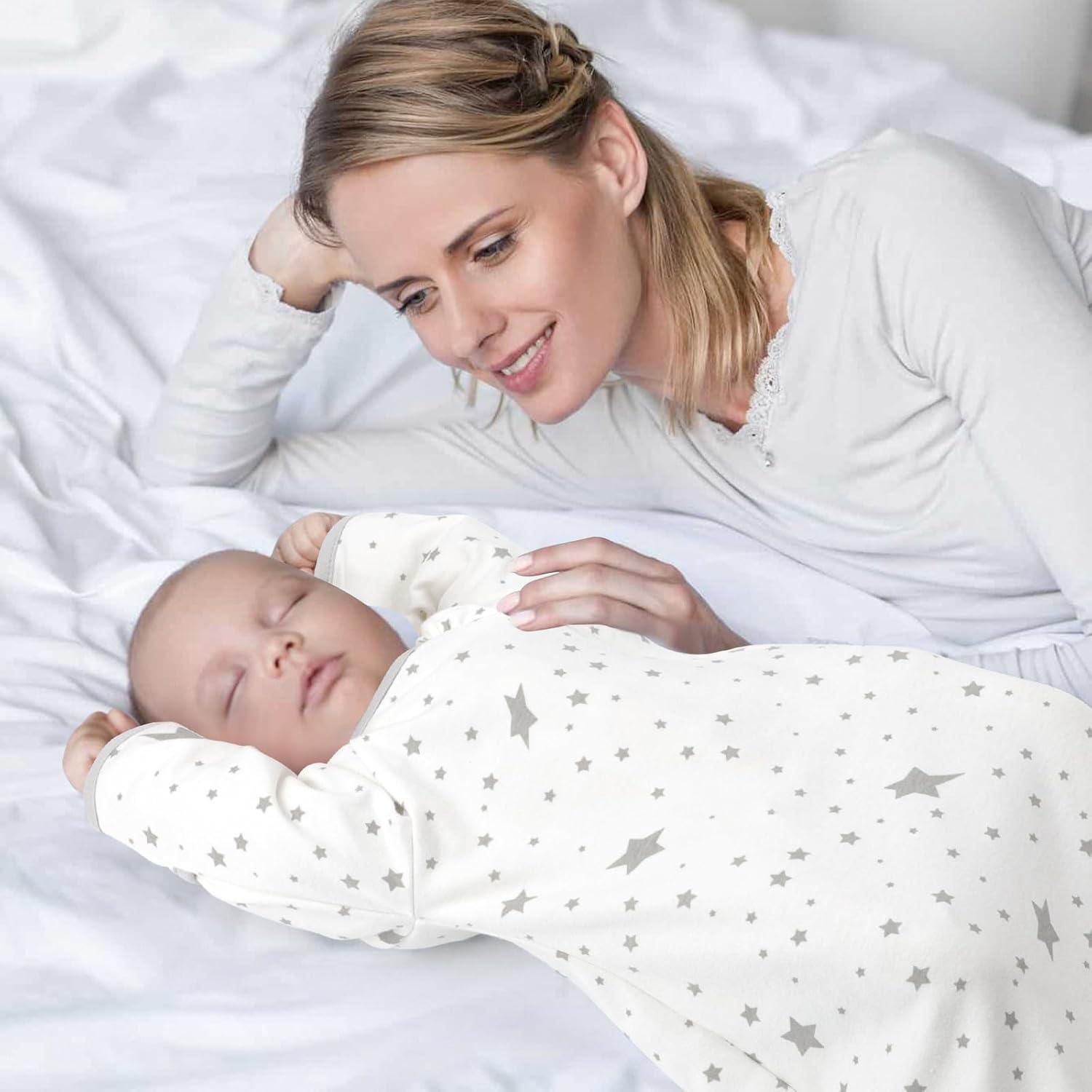 Saco de Swaddle Transicional Knirose Algodón Orgánico 0-3 Meses