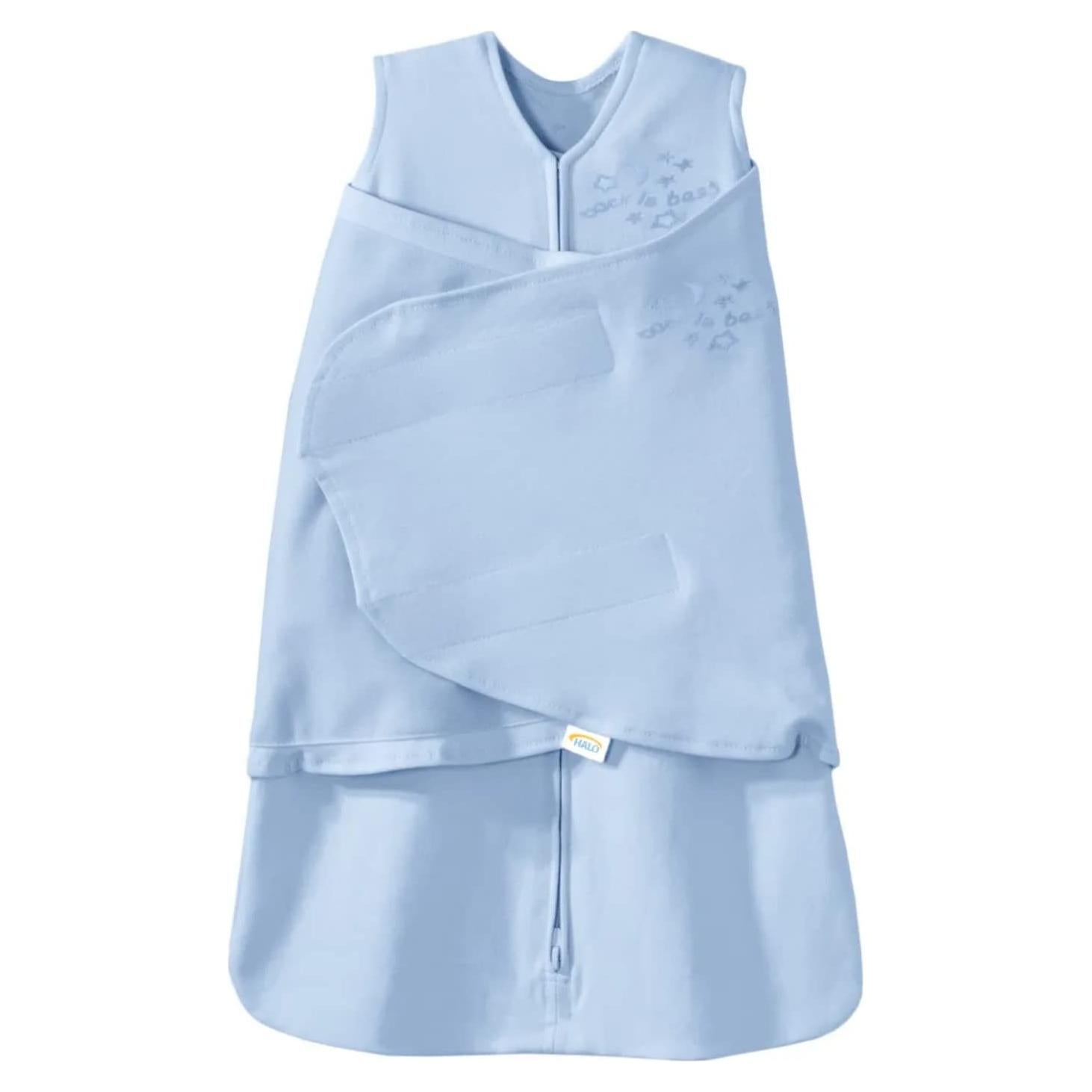 Saco de Sueño HALO 100% Algodón Recién Nacido Azul Bebé