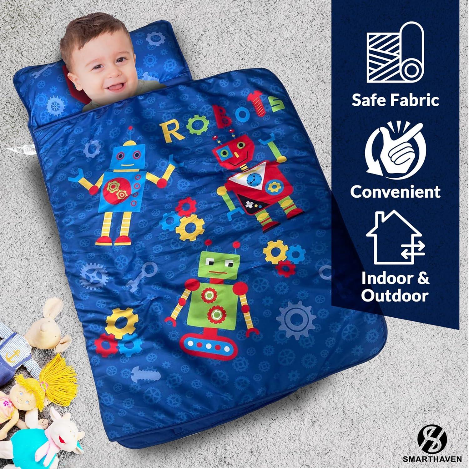 Estera de Siesta para Niños SMARTHAVEN con Almohada 127x51cm