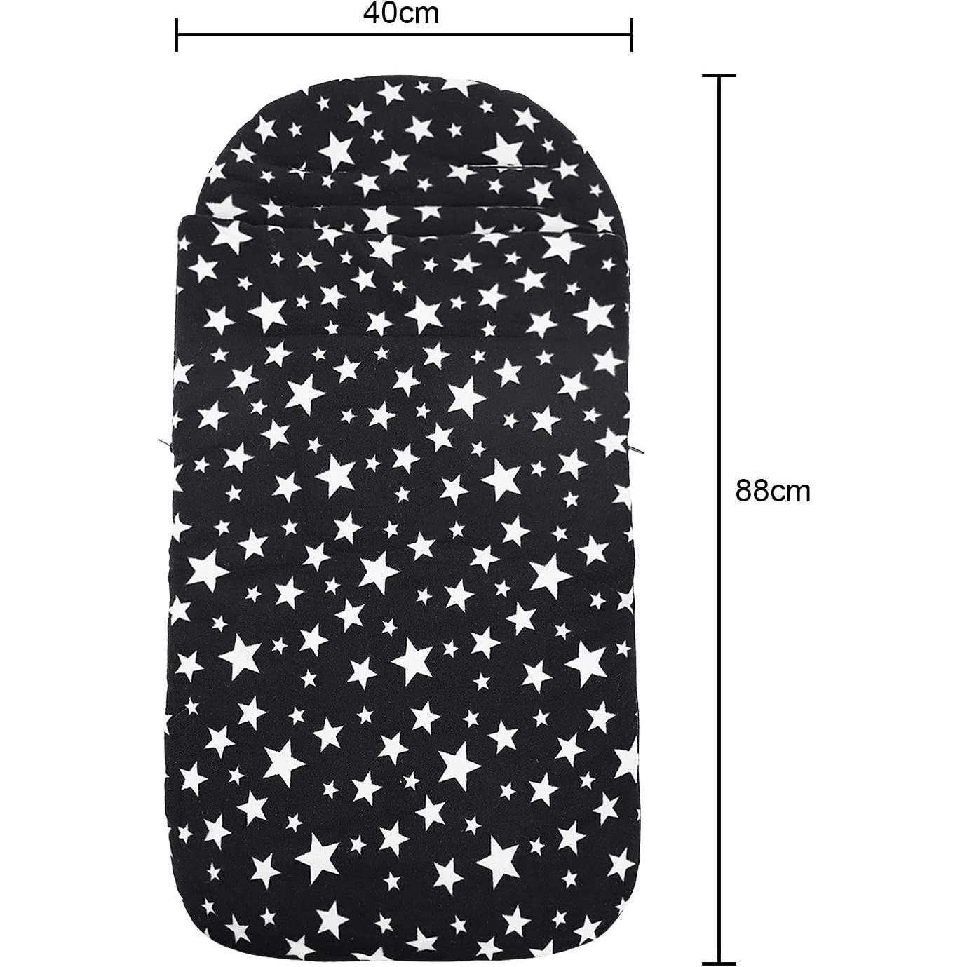 Saco de Dormir Universal RUIXIA para Cochecito Bebé Estrella Negra