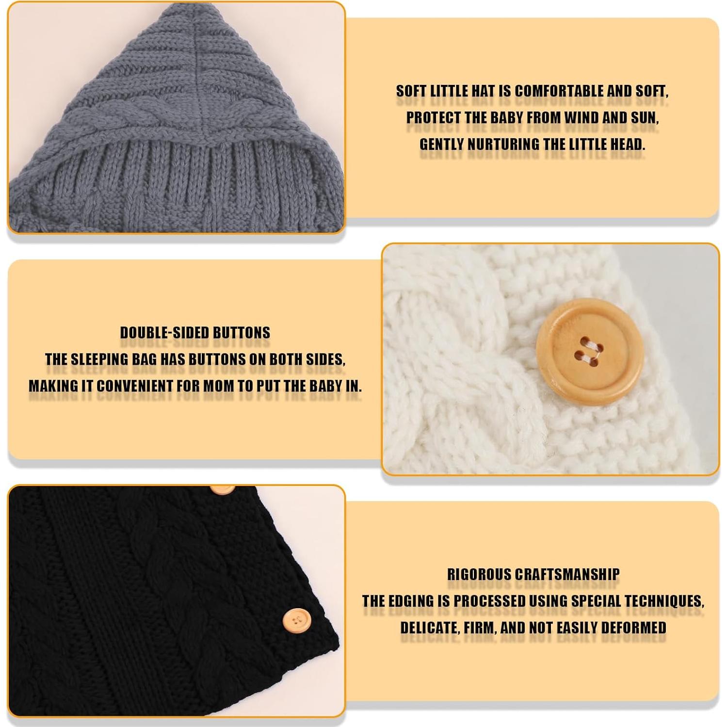 Manta Envueltos para Bebés Recién Nacidos Symphony Wire