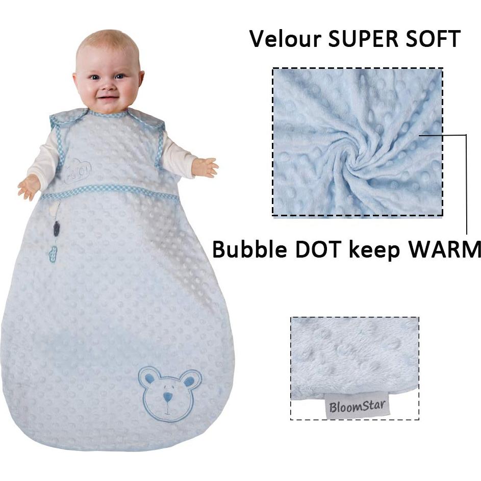Saco de dormir portátil para bebés BloomStar 9-18 meses 1.8 Tog