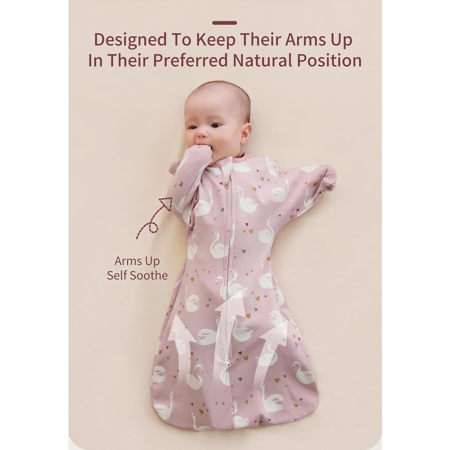 Saco de Dormir Insular para Bebés 3-6 Meses Algodón