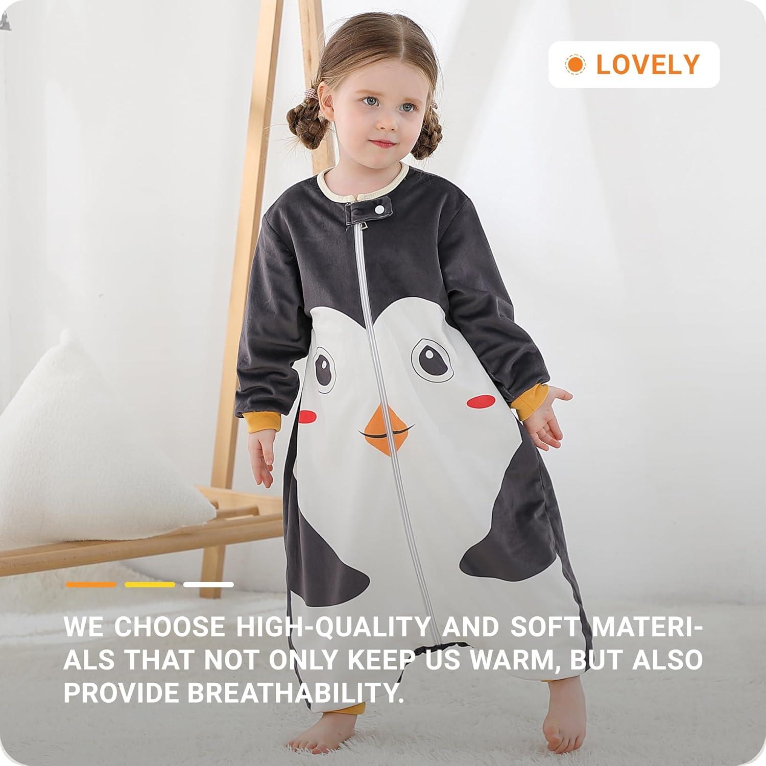 Saco de Dormir para Bebé HAHASHOW 3T Sin Mangas y con Piernas