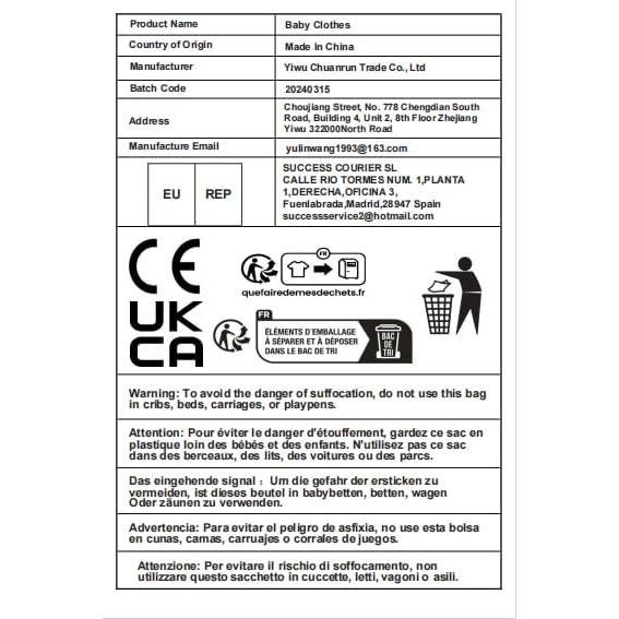 Saco de Dormir para Bebé HAHASHOW 3T Sin Mangas y con Piernas