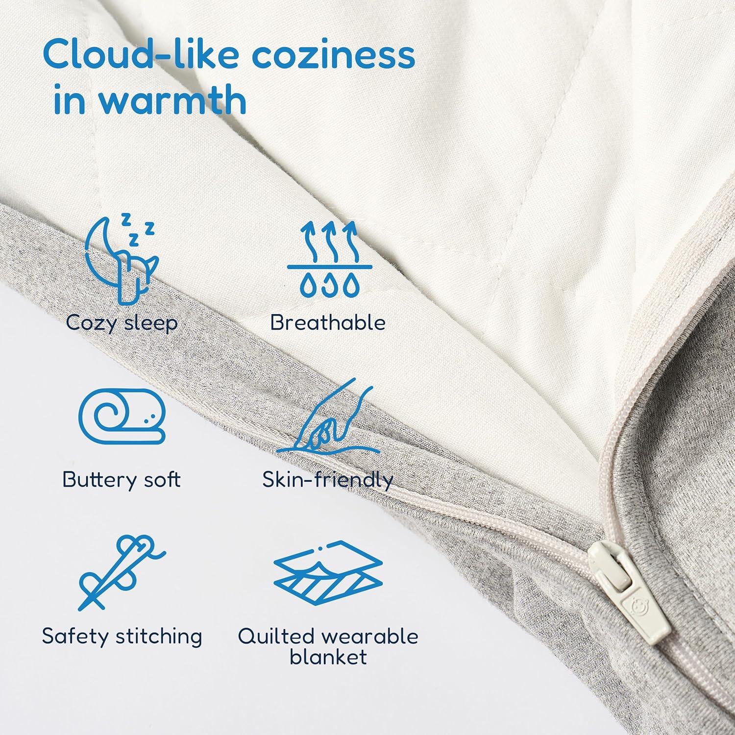 Saco de Sueño TotAha 1.0 TOG para Niños 2T-4T - Manta Suave