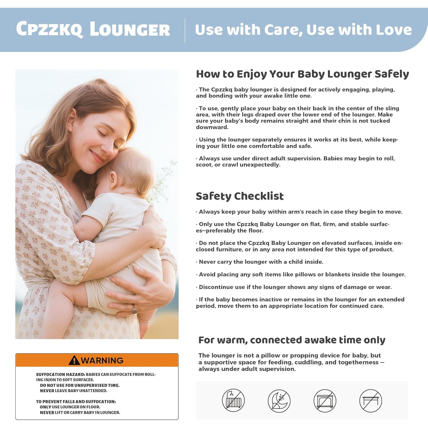 Cuna Nido para Bebés Zuma Azul - Algodón Suave, 0-24 Meses