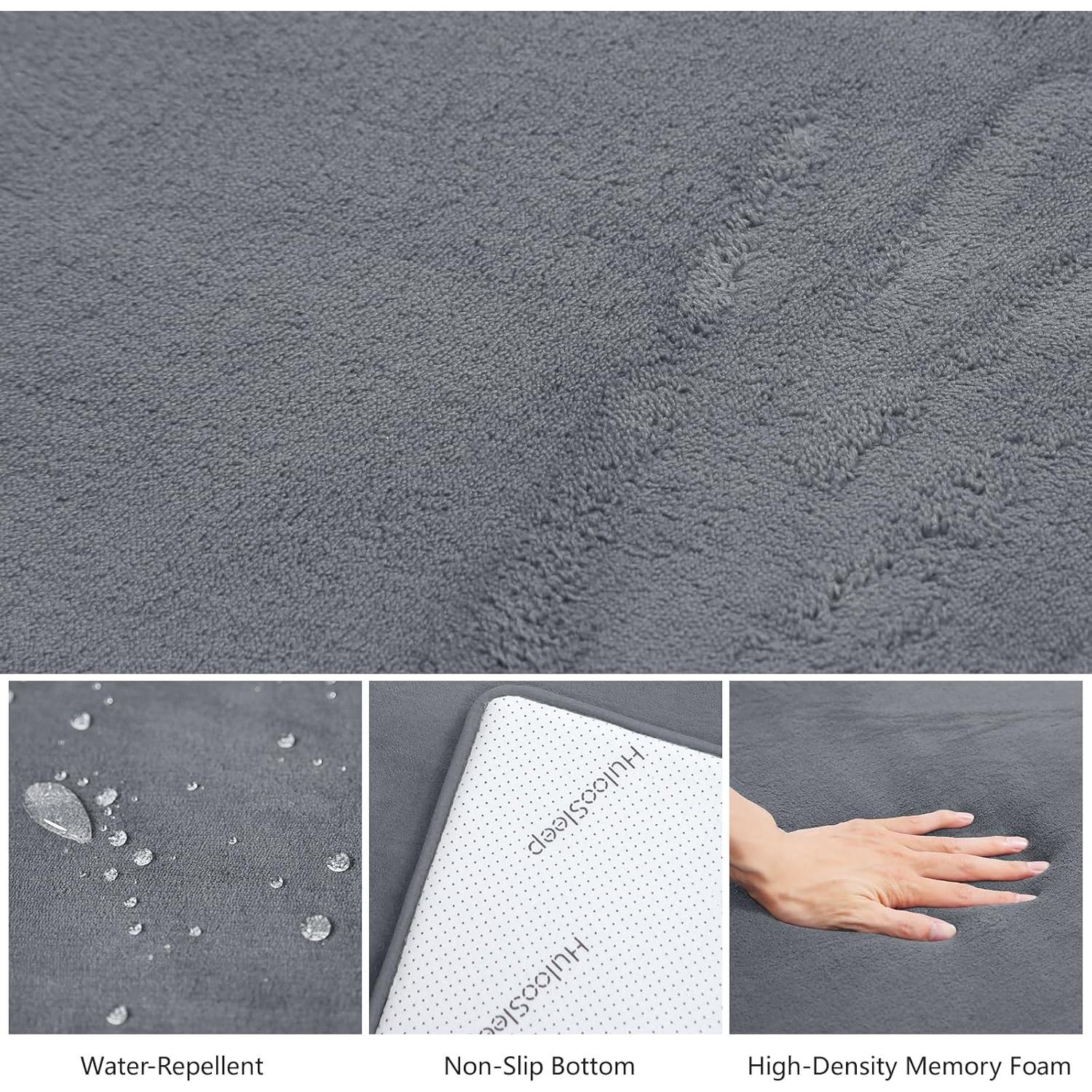 Alfombra de Juego para Bebés 127x127 cm Gris Oscuro HulooSleep