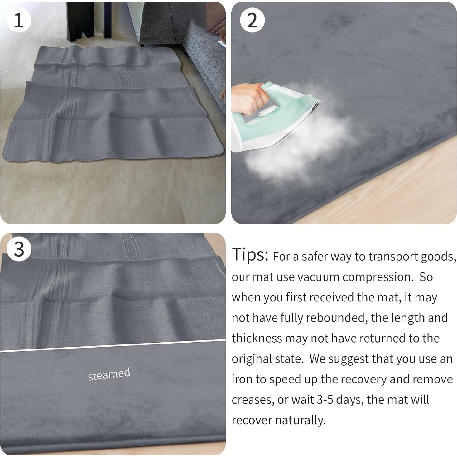 Alfombra de Juego para Bebés 127x127 cm Gris Oscuro HulooSleep