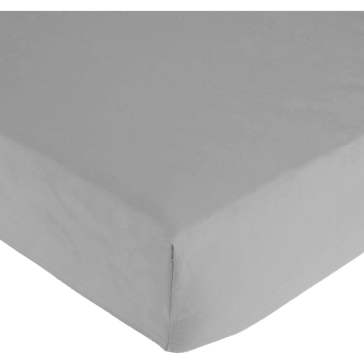 Sábana Ajustable Microfibra American Baby 61x122 cm Gris