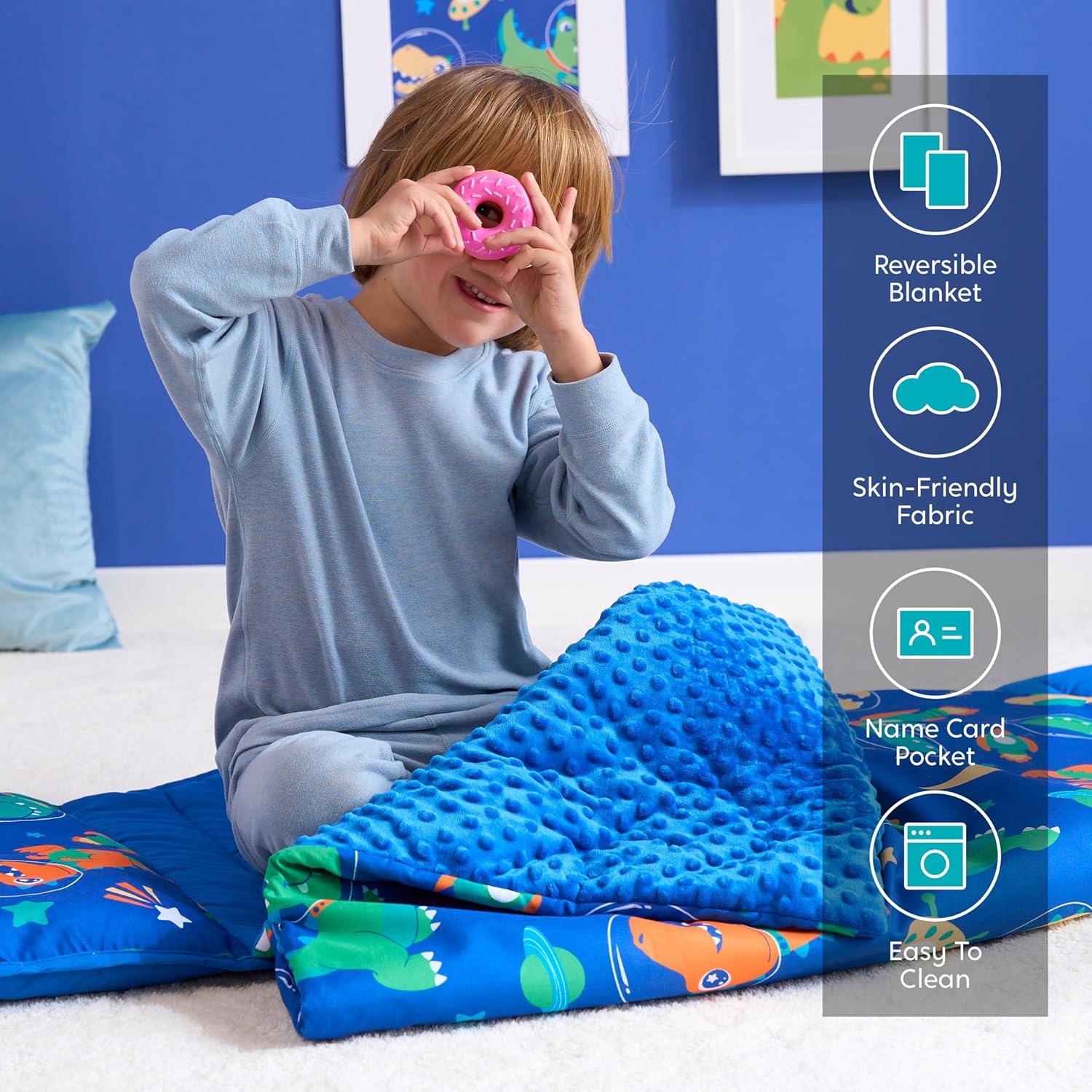 Colchoneta para Siesta Joiedomi 139.7x76.2cm con Almohada y Manta