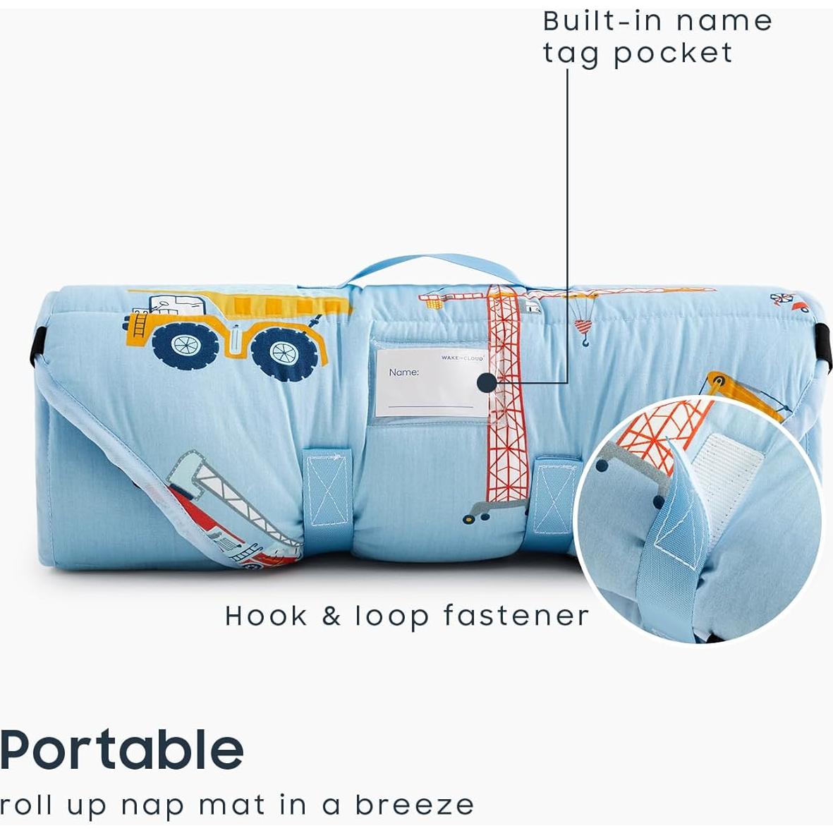 Esterilla de Siesta Algodón Despertar en Nube Azul 132x56 cm