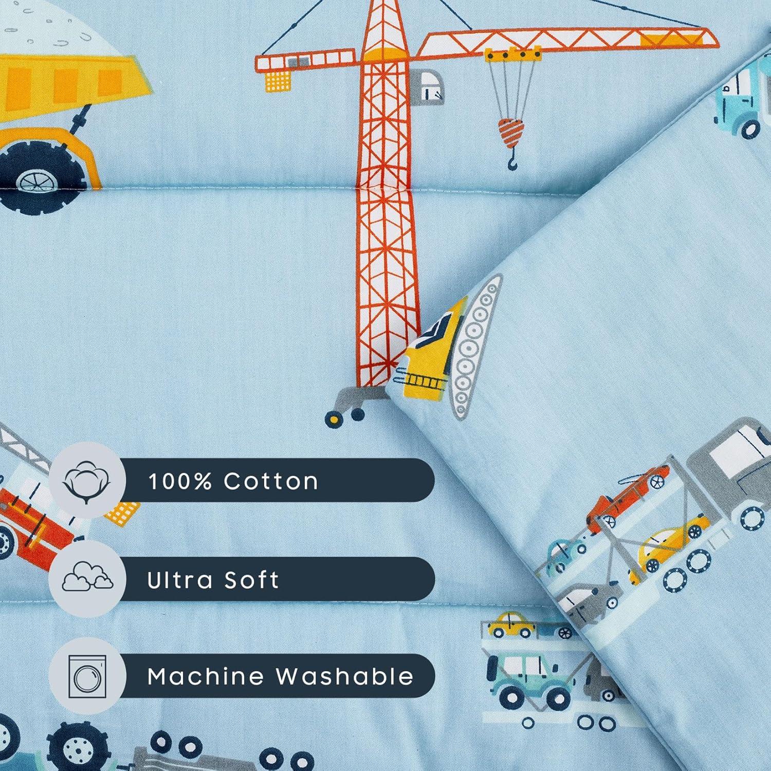 Esterilla de Siesta Algodón Despertar en Nube Azul 132x56 cm