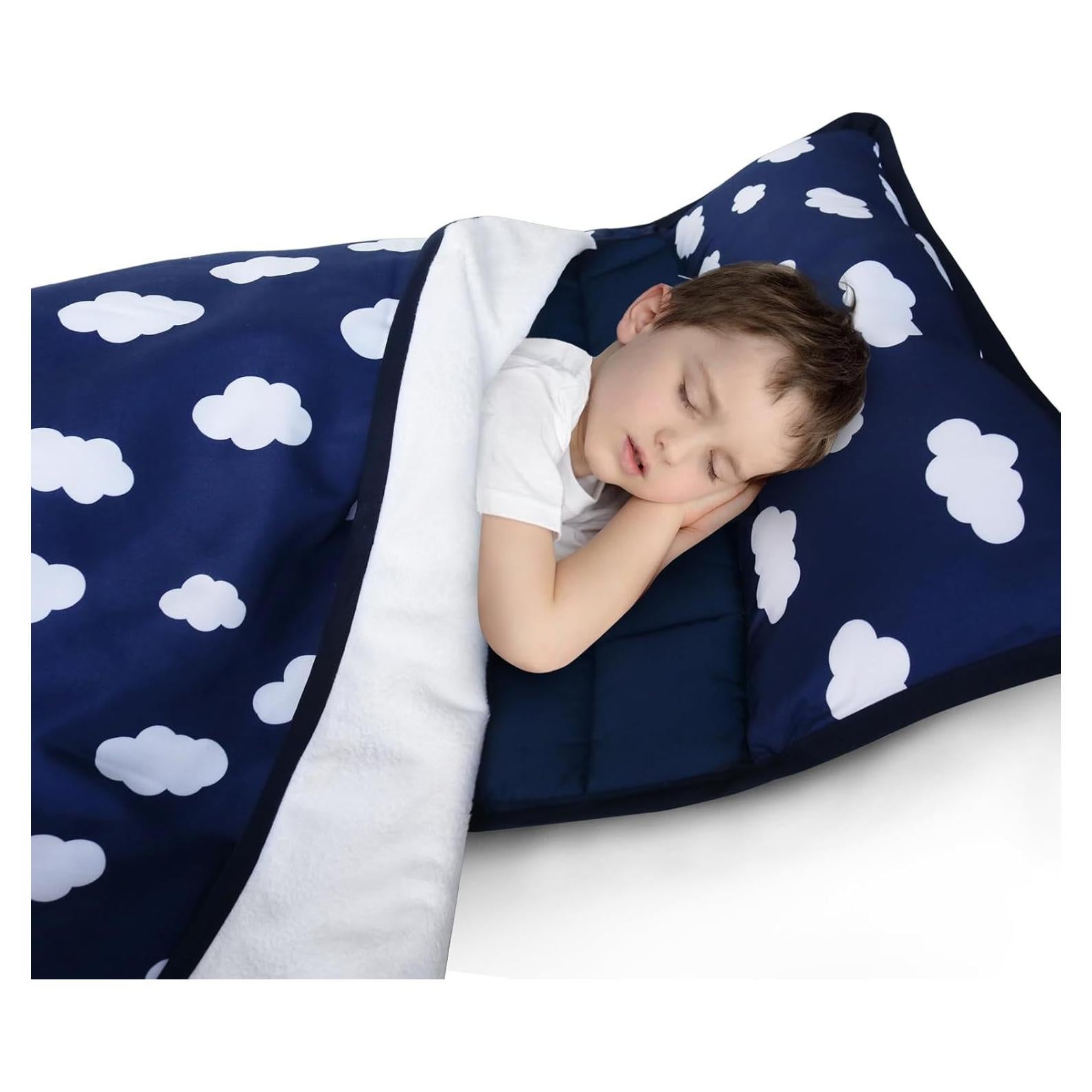 Colchoneta para Siesta Niños Biloban 127x53 cm Suave y Ligera