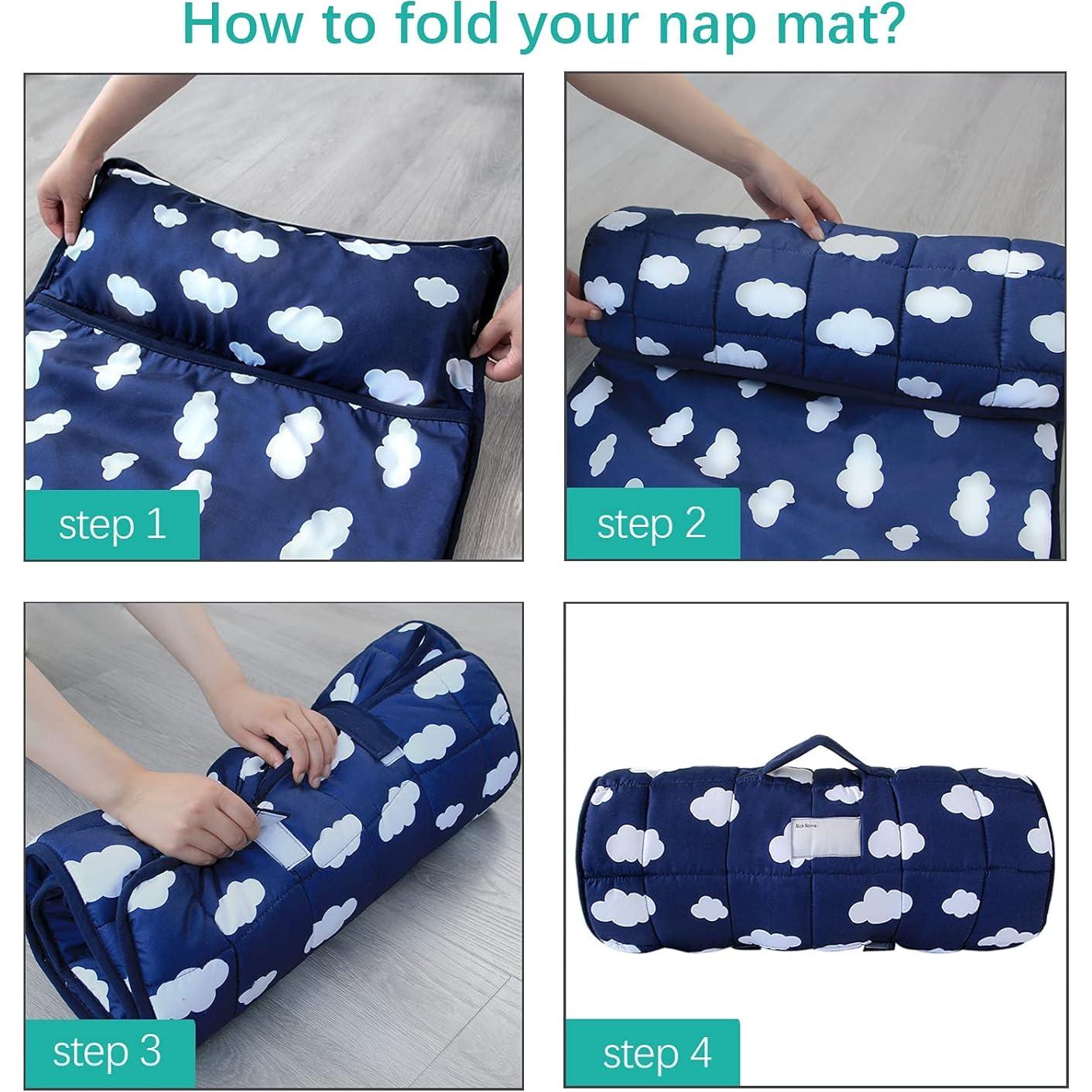 Colchoneta para Siesta Niños Biloban 127x53 cm Suave y Ligera