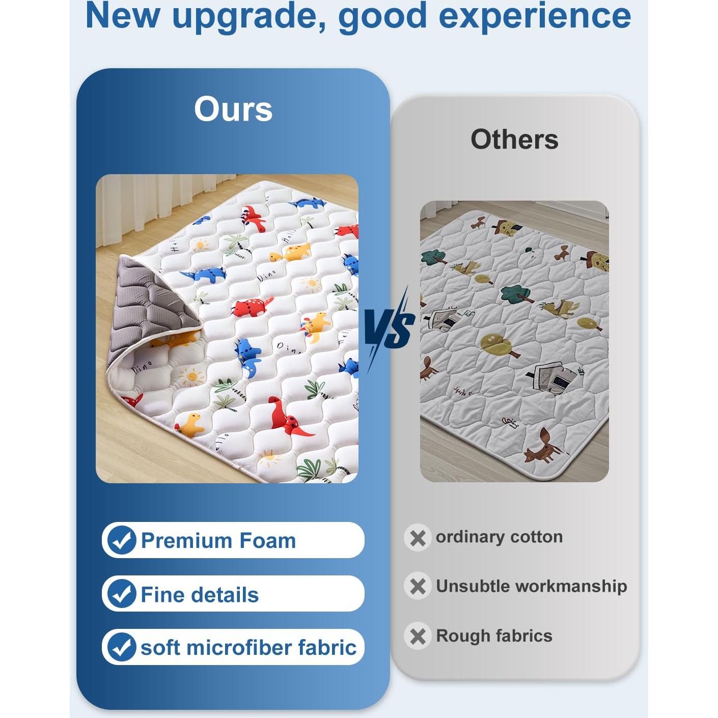 Alfombra de Juego VIVIDVIBEBEARPAS 127x127 cm Antideslizante