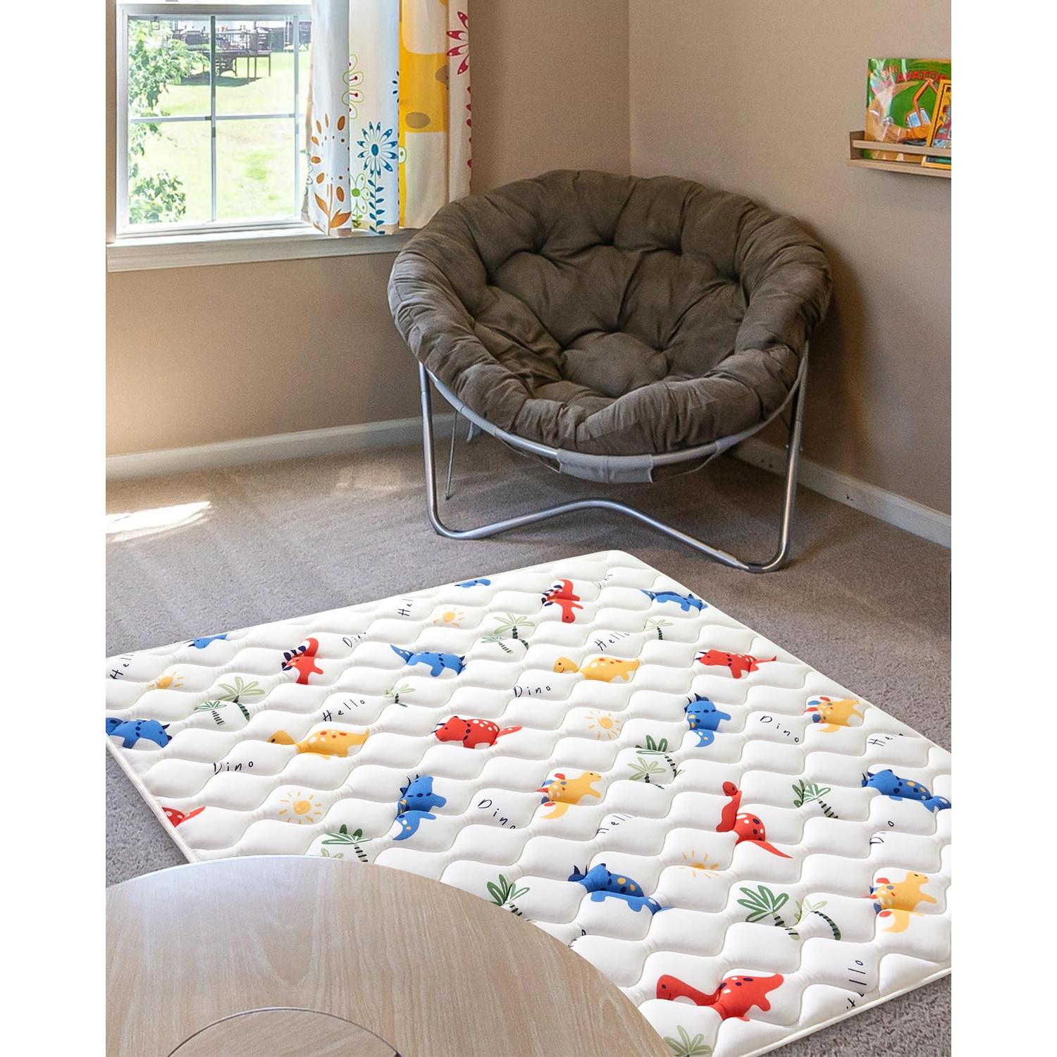 Alfombra de Juego VIVIDVIBEBEARPAS 127x127 cm Antideslizante