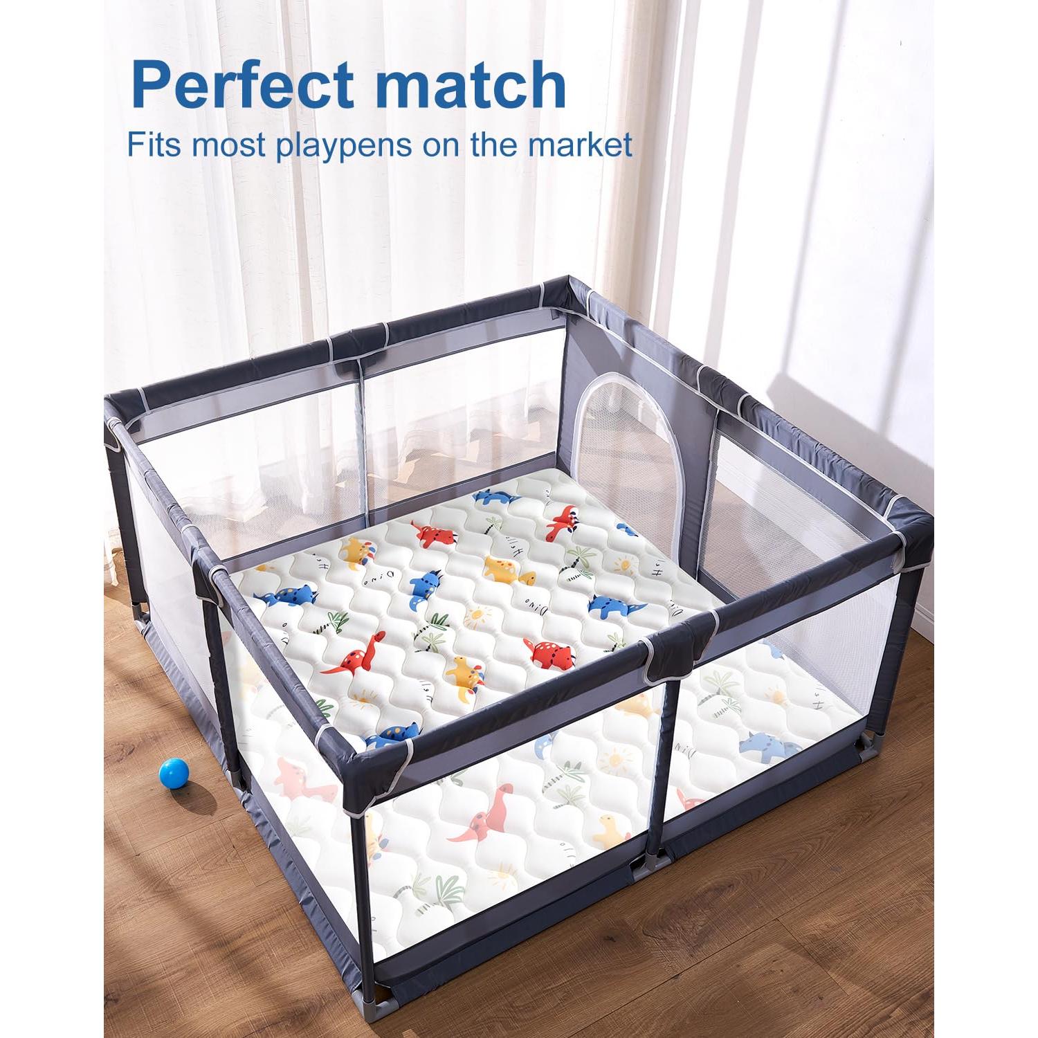 Alfombra de Juego VIVIDVIBEBEARPAS 127x127 cm Antideslizante