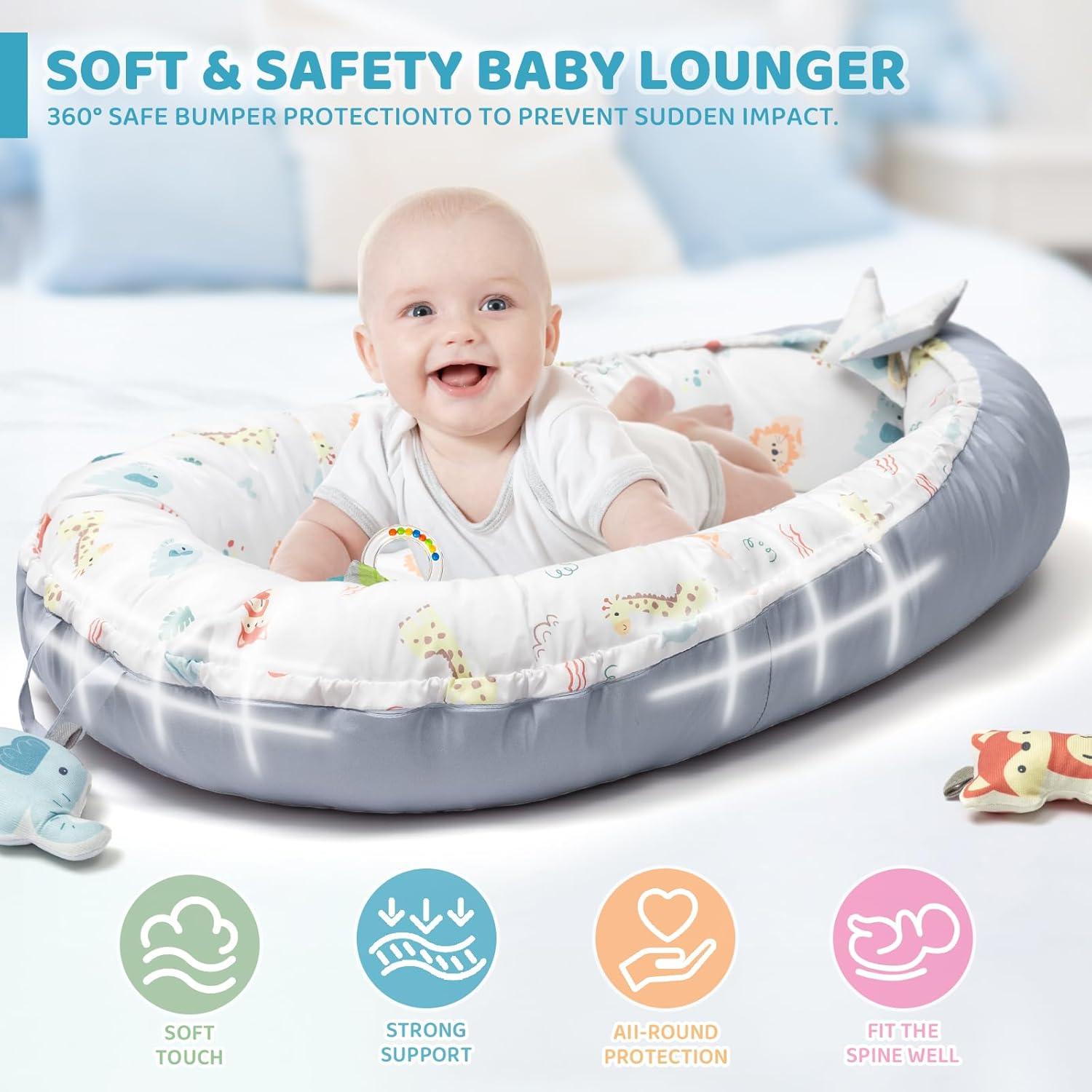 Alfombra de Juego para Bebés 7 en 1 Jyusmile - Lavable y Suave