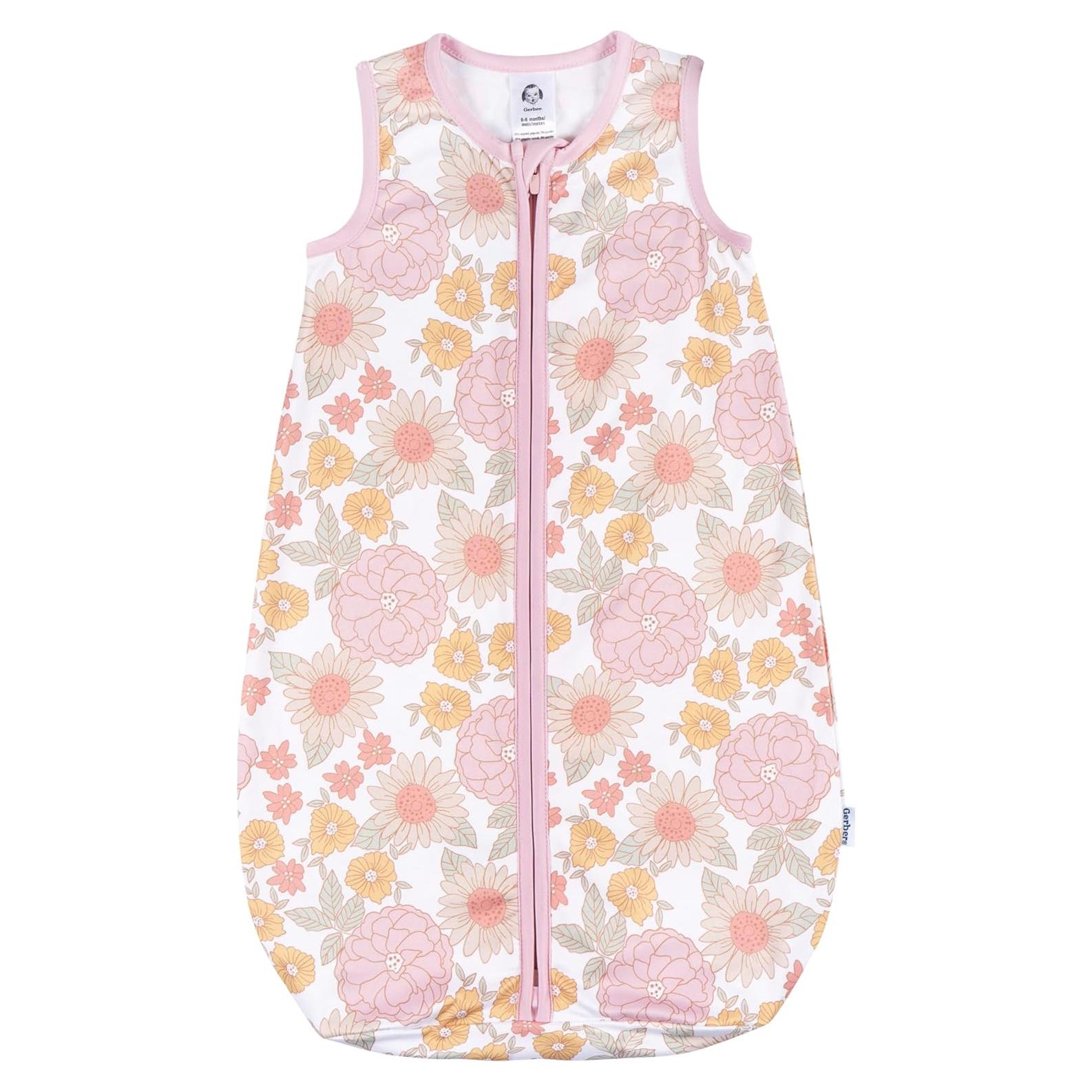 Saco de dormir para bebé unisex Gerber 0-6 meses floral