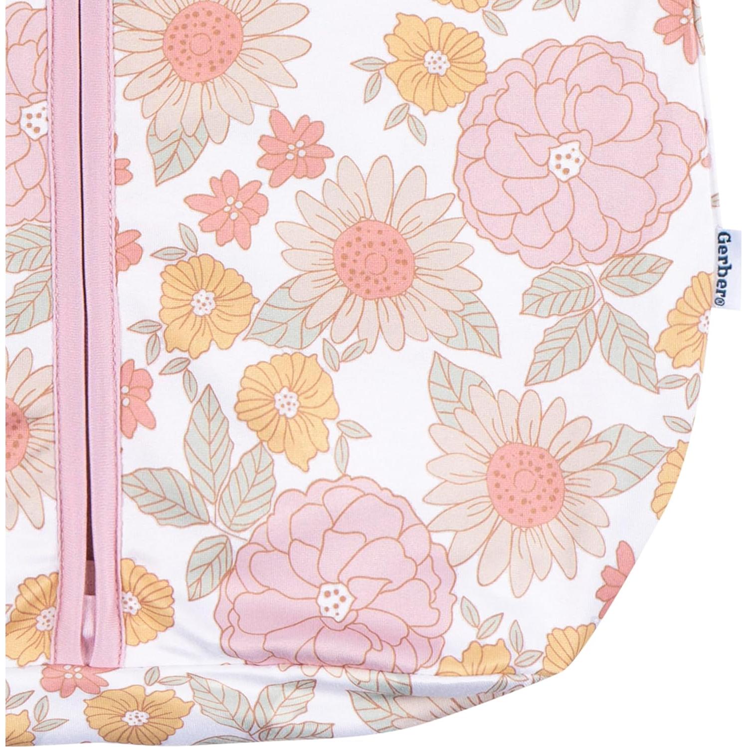 Saco de dormir para bebé unisex Gerber 0-6 meses floral