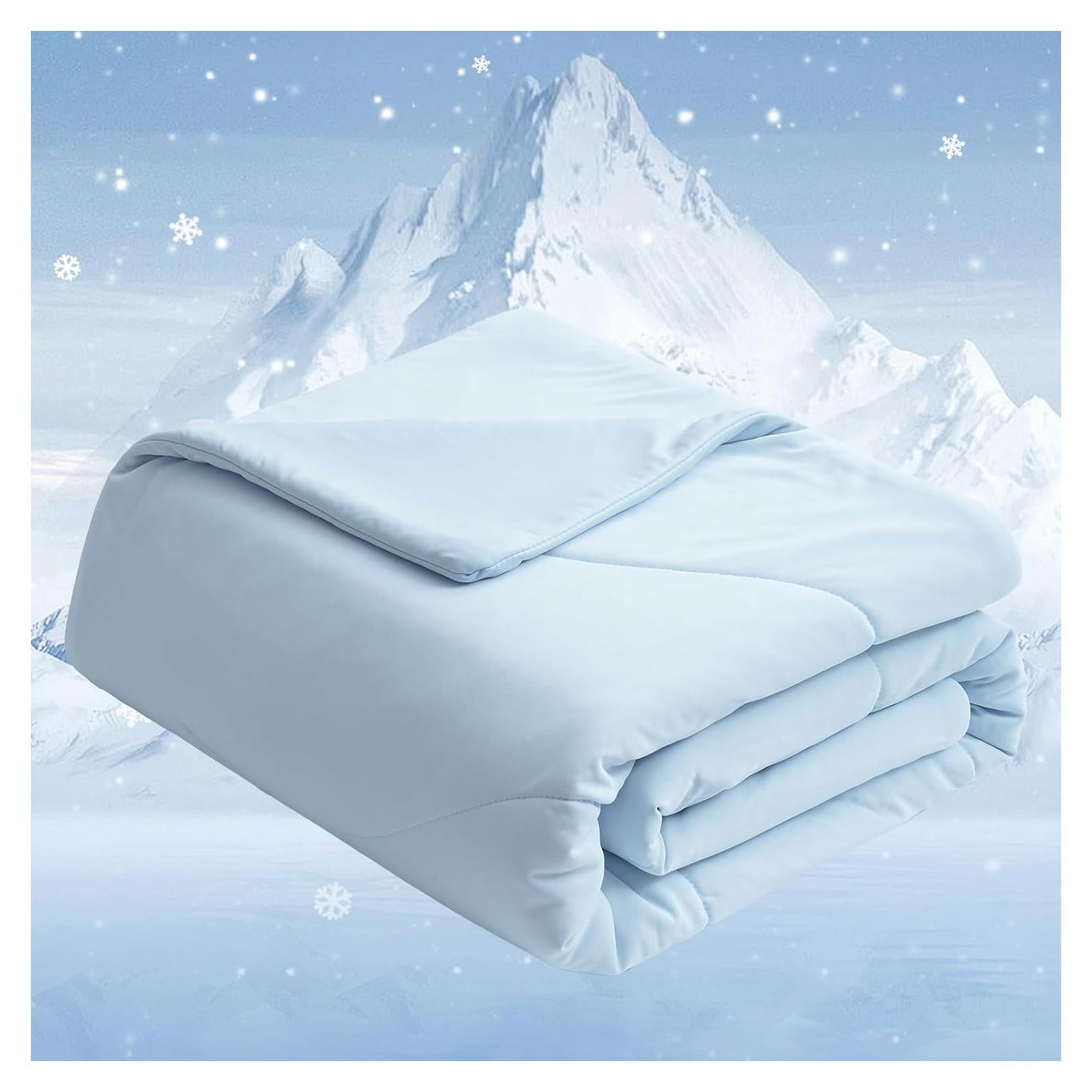 Manta Enfriadora para Bebés David's Kids 127x152cm Azul Hielo