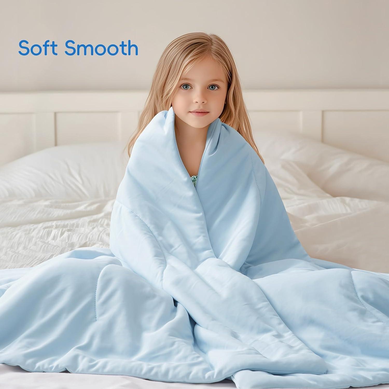 Manta Enfriadora para Bebés David's Kids 127x152cm Azul Hielo