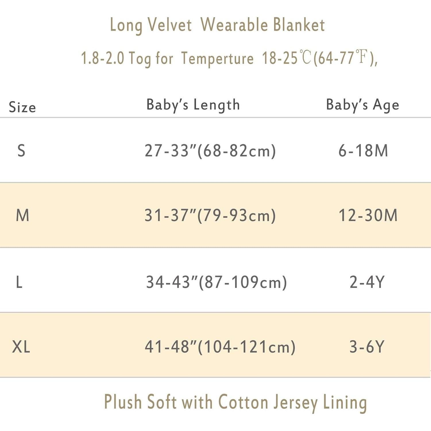 Saco de Dormir para Niños 2-4 Años Tog 2.0 Franela Gris