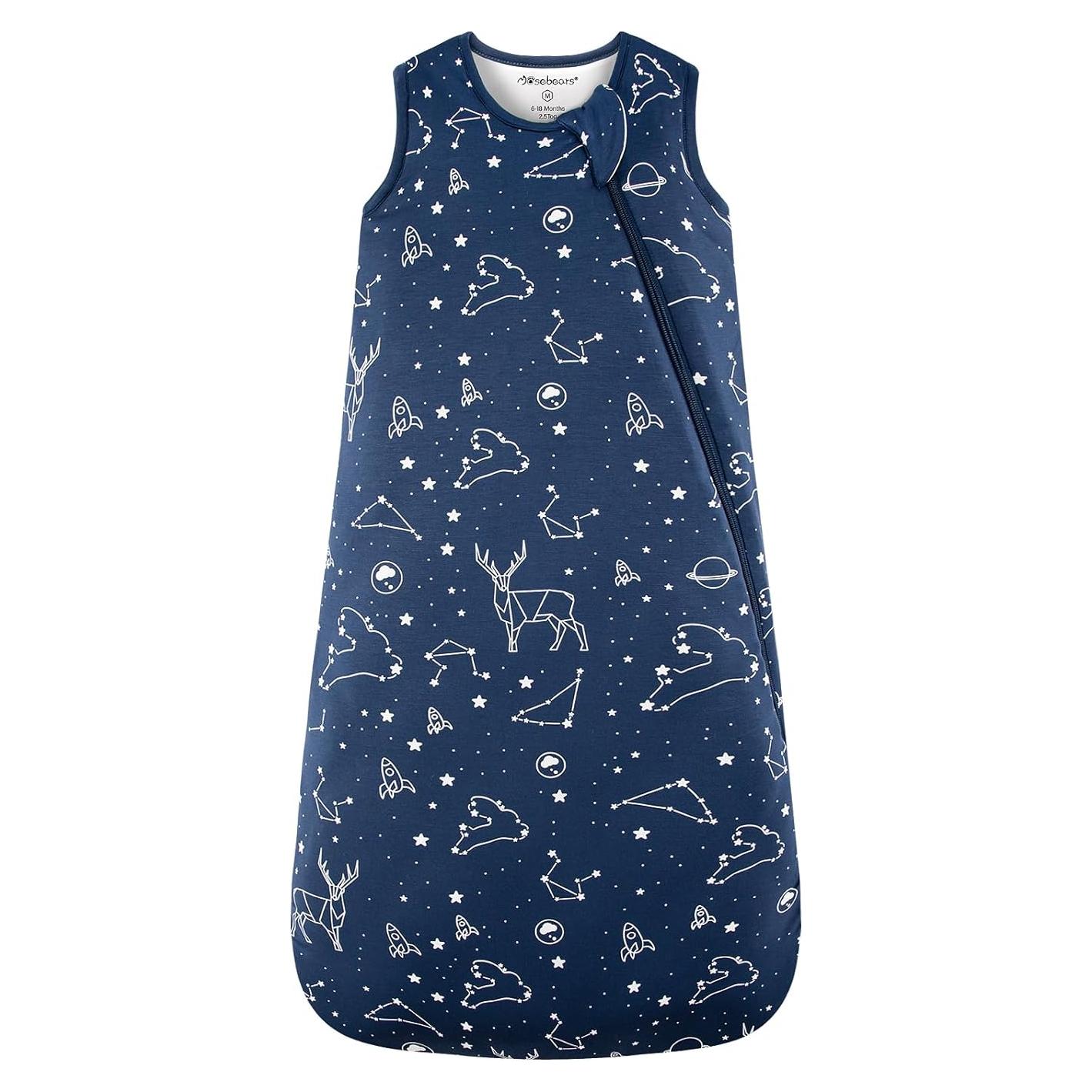 Saco de Dormir Unisex Mosebears 2.5 Tog para Bebés 6-18 Meses