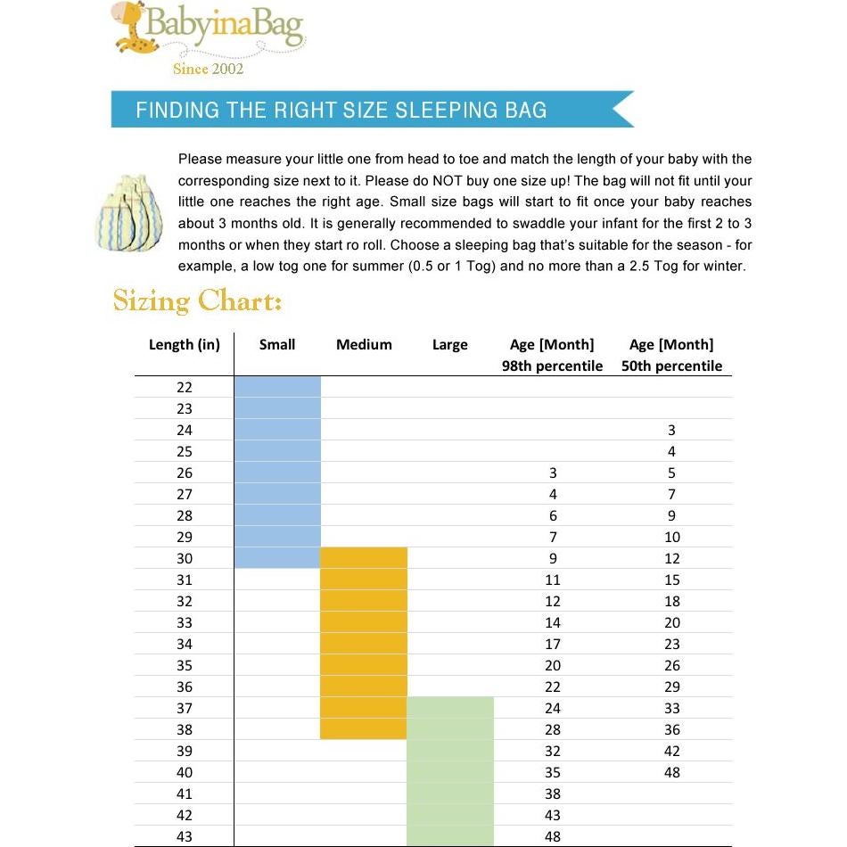 Saco de Dormir para Bebés Baby in a Bag 100% Algodón Verano 1 Tog