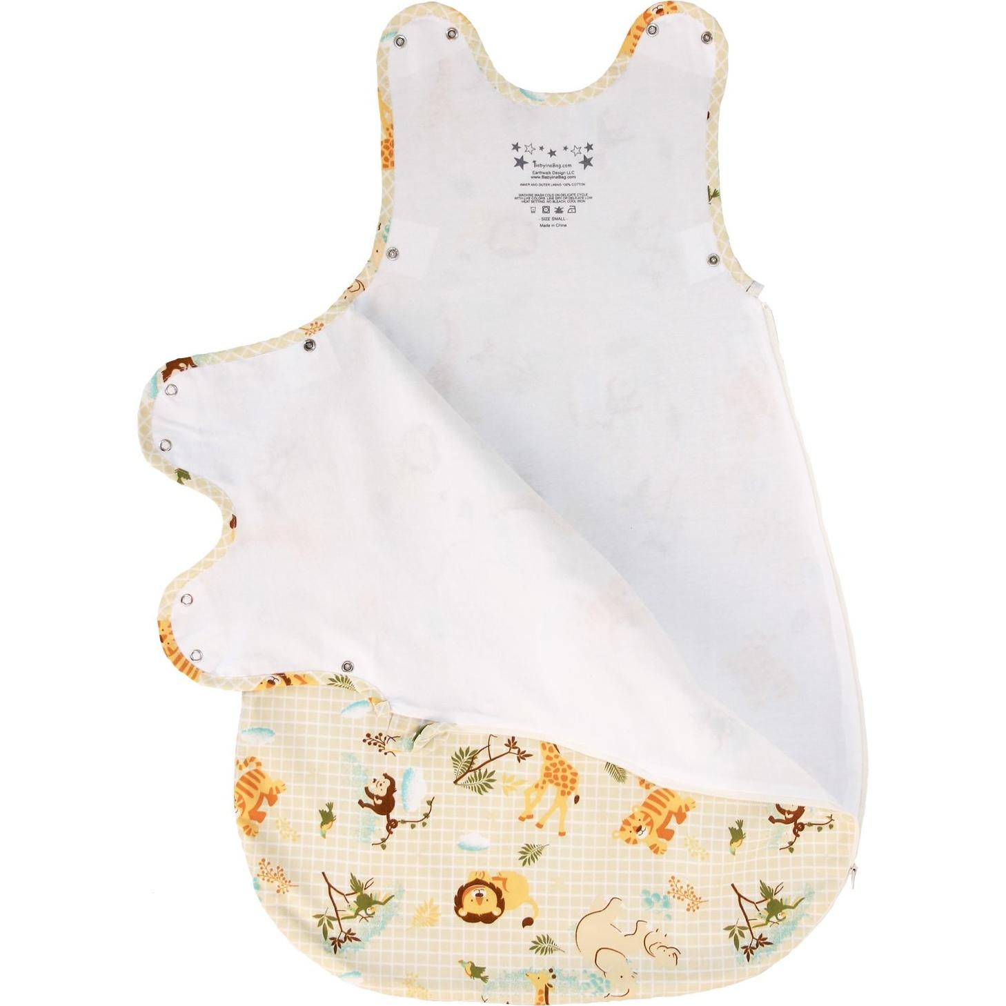 Saco de Dormir para Bebés Baby in a Bag 100% Algodón Verano 1 Tog