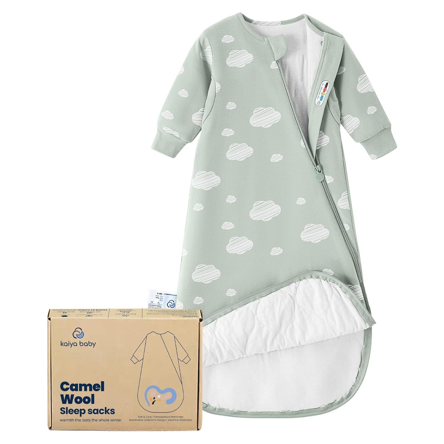 Saco de dormir unisex Kaiya Baby 1.0 Tog 0-6 meses Algodón Orgánico
