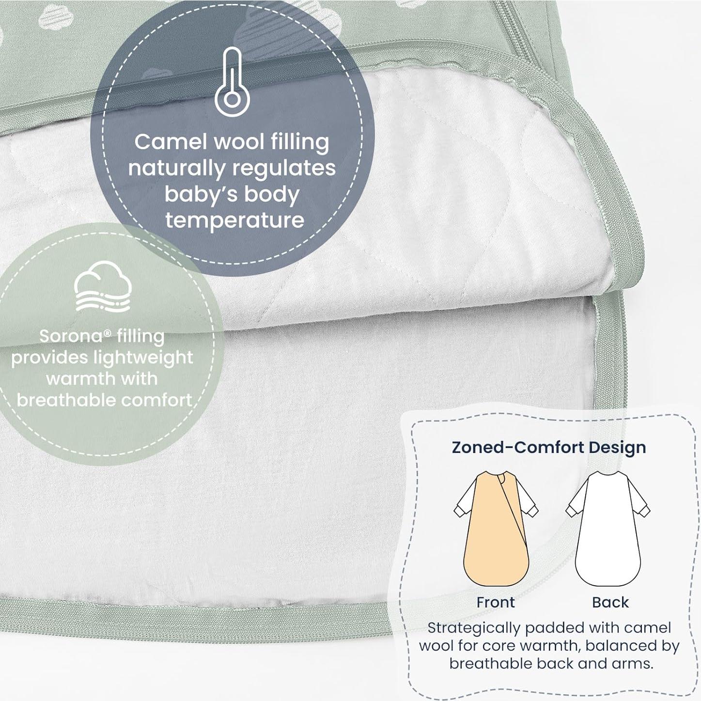 Saco de dormir unisex Kaiya Baby 1.0 Tog 0-6 meses Algodón Orgánico