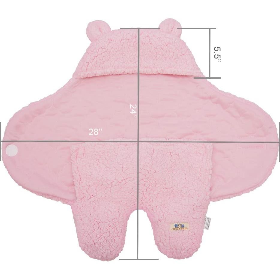 Manta de Recepción para Recién Nacidos BlueSnail Rosa 0-6 meses