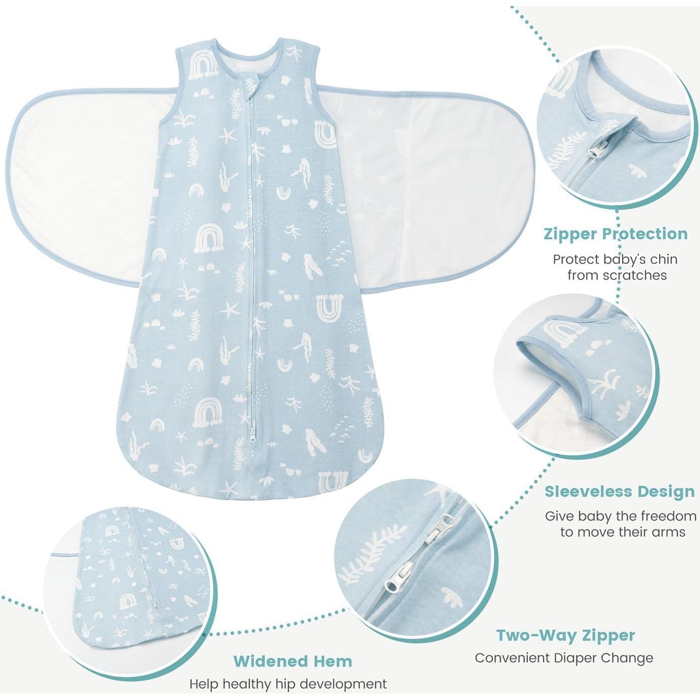 Saco de Sueño para Bebés LILBESTIE 6-12 Meses Mundo Submarino