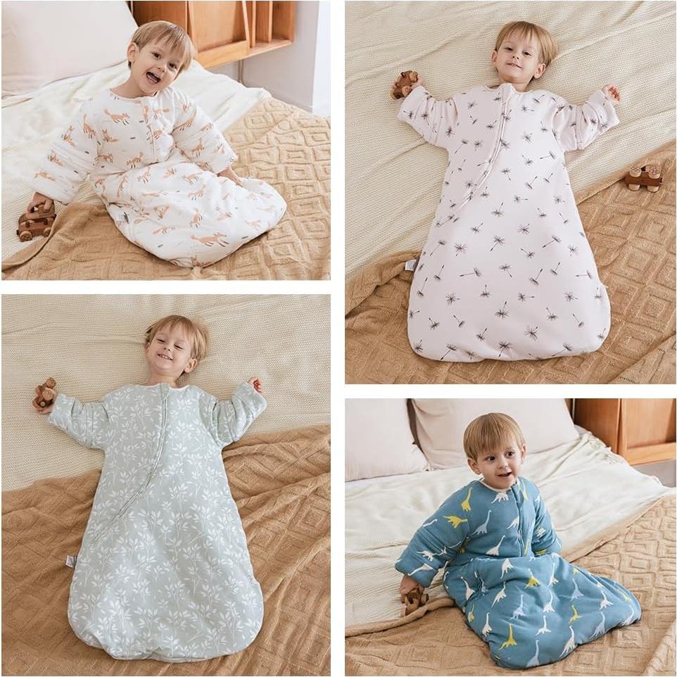 Saco de Sueño HOUSBAY Unisex 0-6 Meses Manta Usable 2.5tog